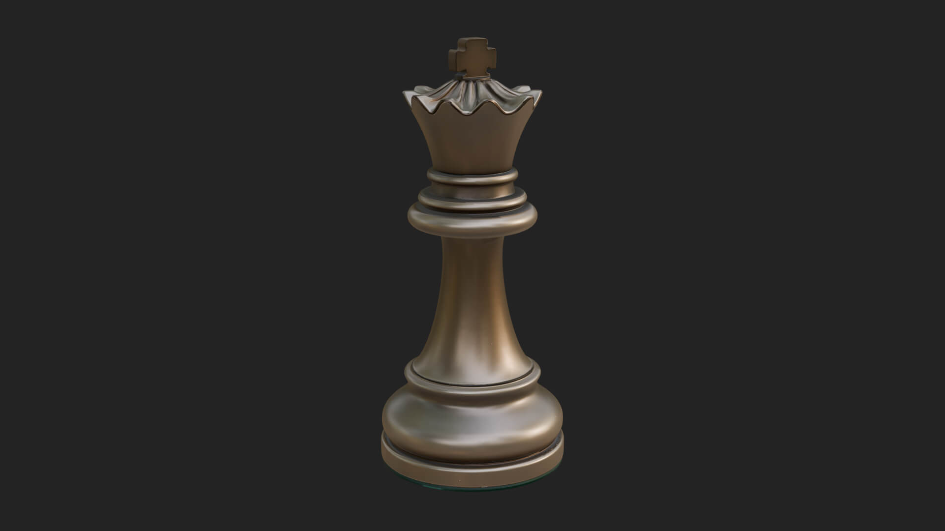 Ornate Chess Piece Statue Design 52 3D Print Model 3D Model