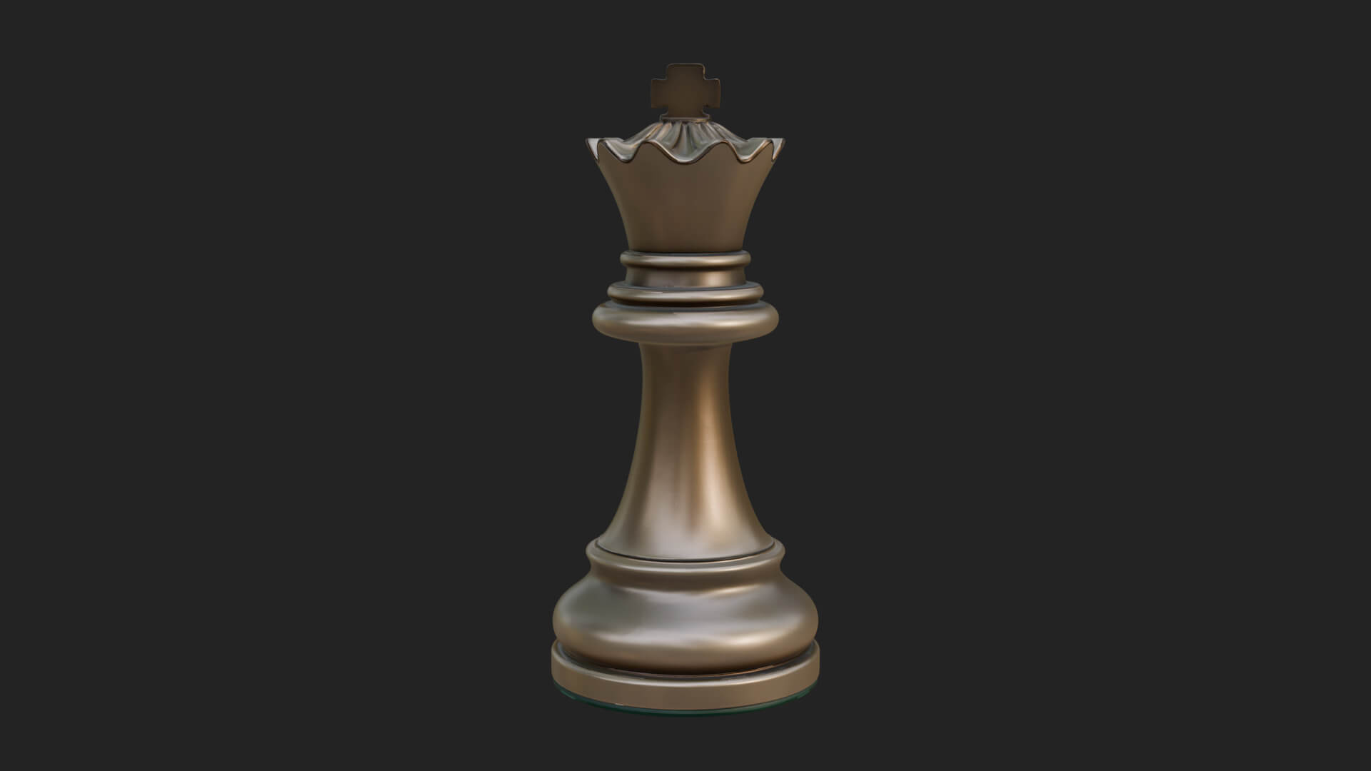 Ornate Chess Piece Statue Design 52 3D Print Model 3D Model