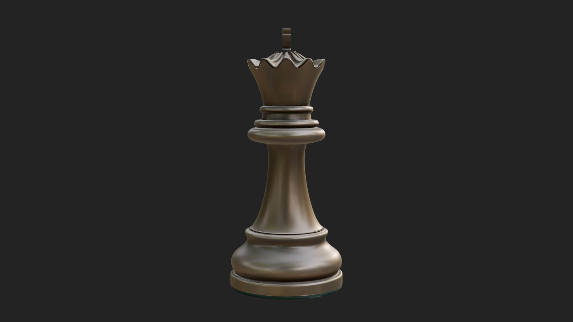 Ornate Chess Piece Statue Design 52 3D Print Model 3D Model