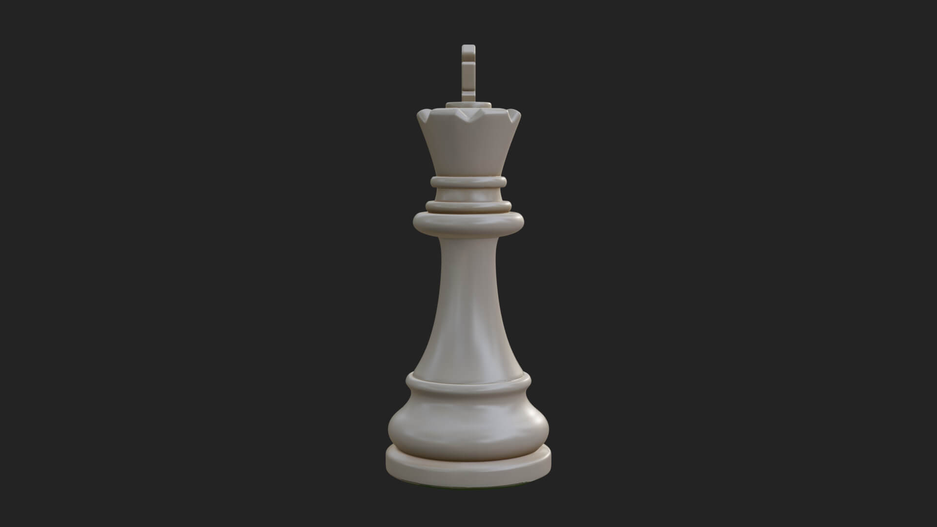 Ornate Chess Piece Statue Design 54 3D Print Model 3D Model