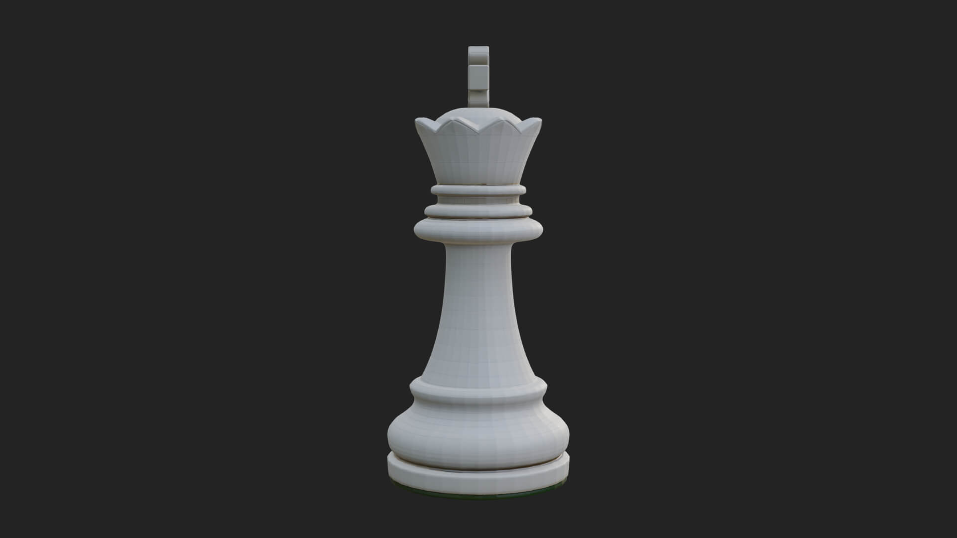 Ornate Chess Piece Statue Design 6 3D Print Model 3D Model
