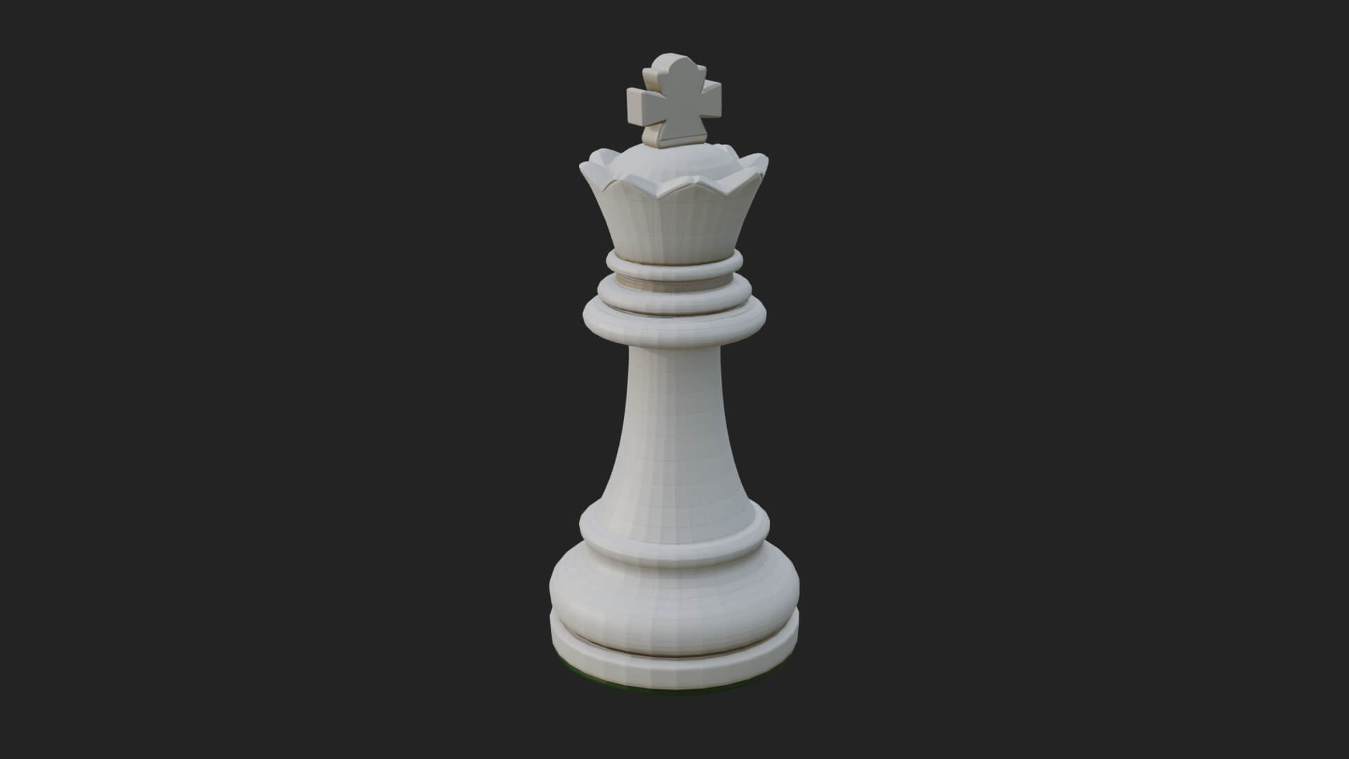 Ornate Chess Piece Statue Design 6 3D Print Model 3D Model