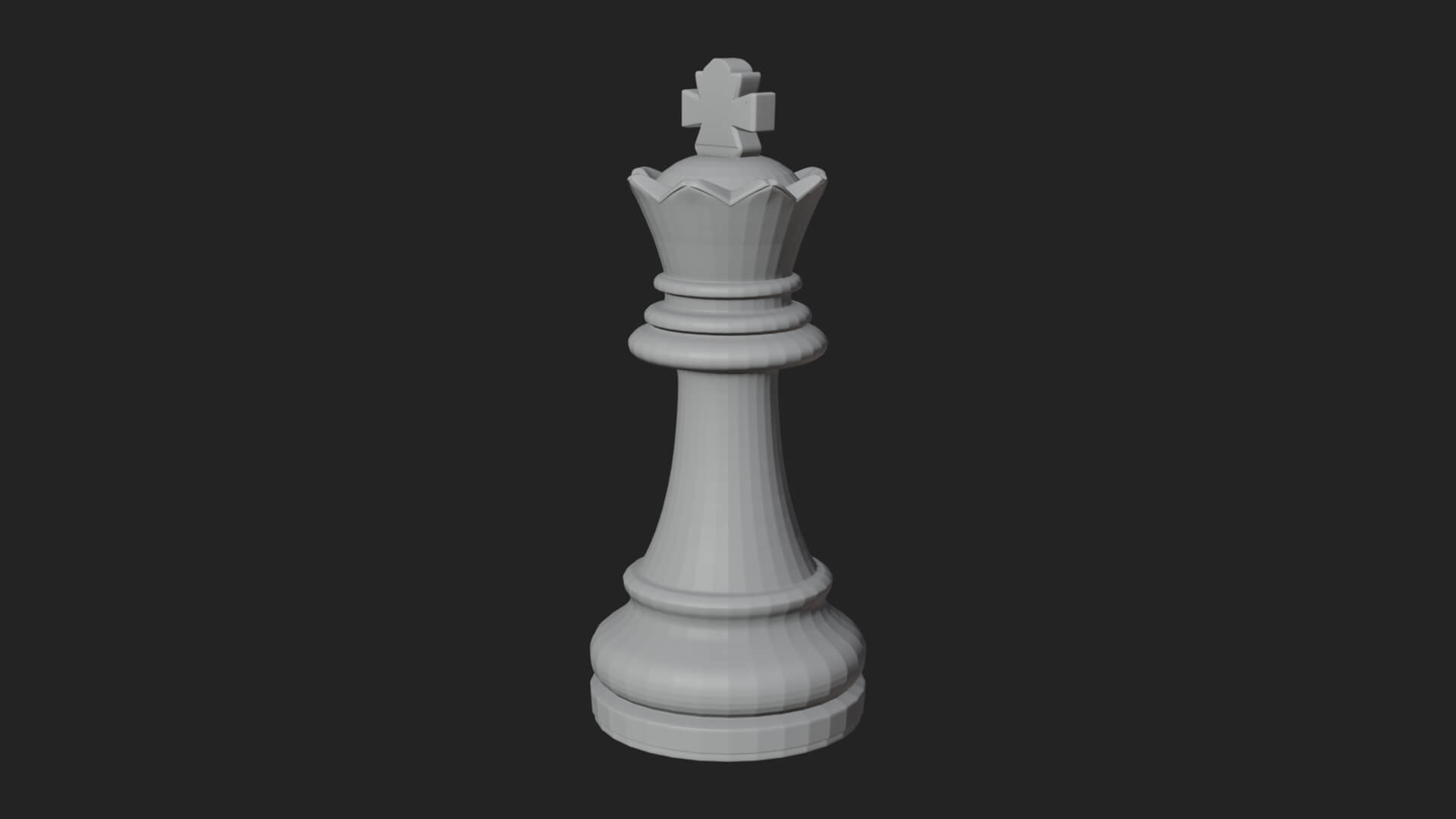 Ornate Chess Piece Statue Design 6 3D Print Model 3D Model