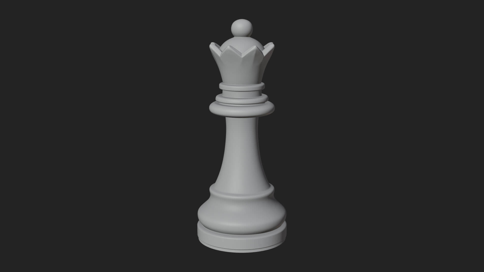 Ornate Chess Piece Statue Design 67 3D Print Model 3D Model