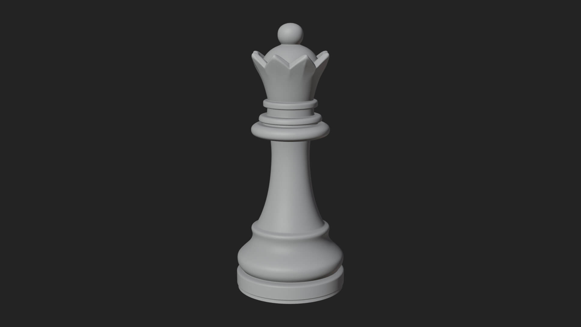Ornate Chess Piece Statue Design 67 3D Print Model 3D Model
