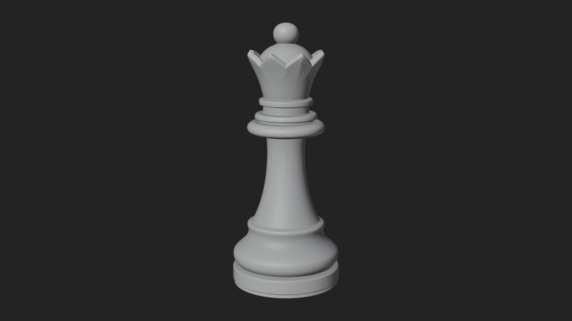 Ornate Chess Piece Statue Design 67 3D Print Model 3D Model