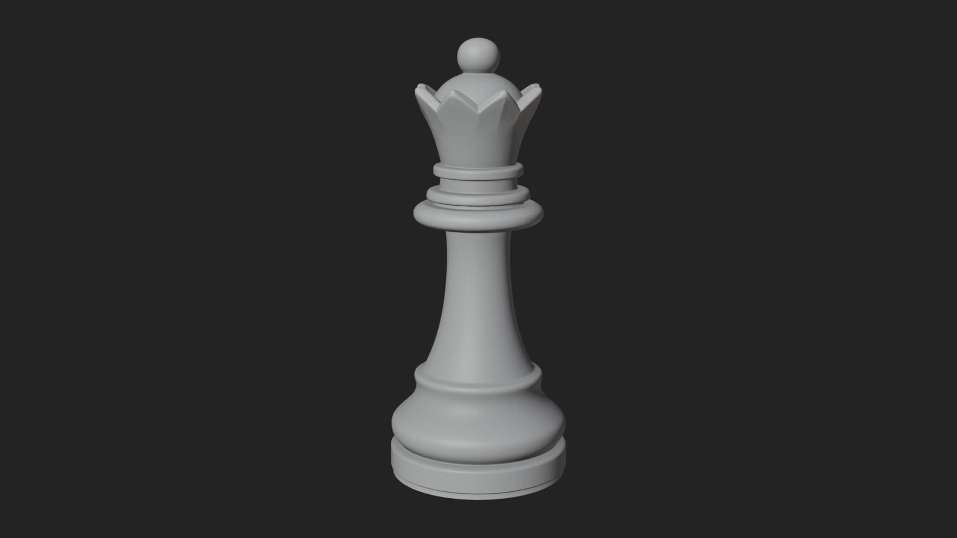 Ornate Chess Piece Statue Design 67 3D Print Model 3D Model