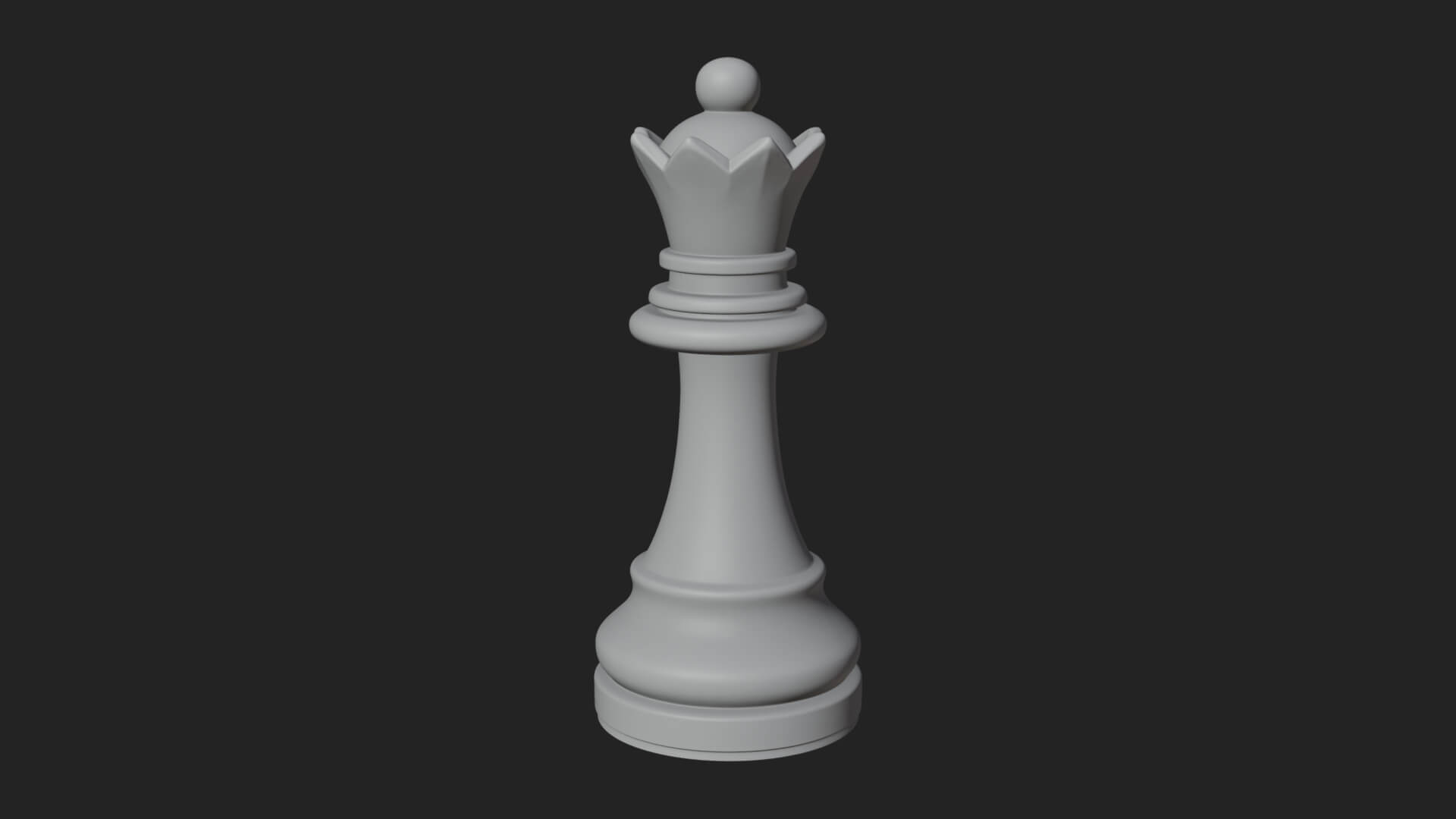 Ornate Chess Piece Statue Design 67 3D Print Model 3D Model