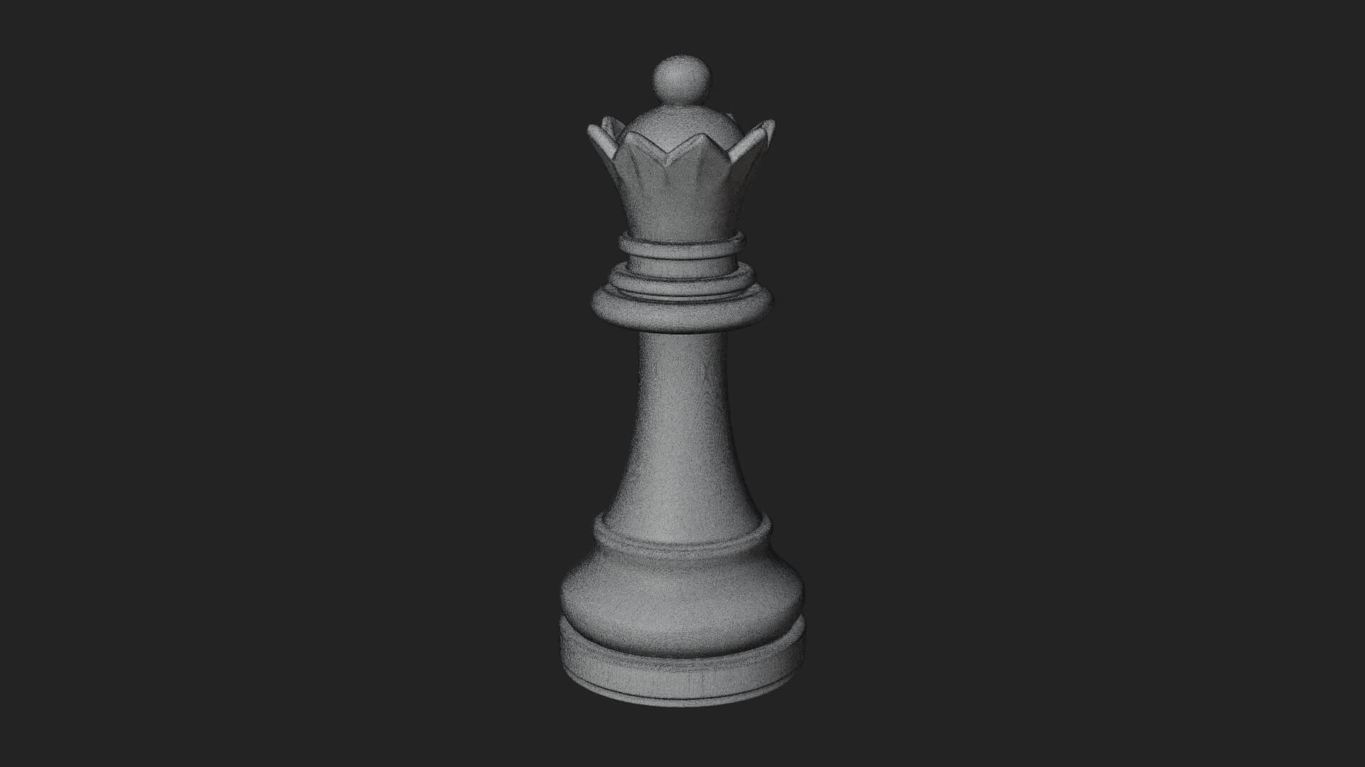 Ornate Chess Piece Statue Design 67 3D Print Model 3D Model