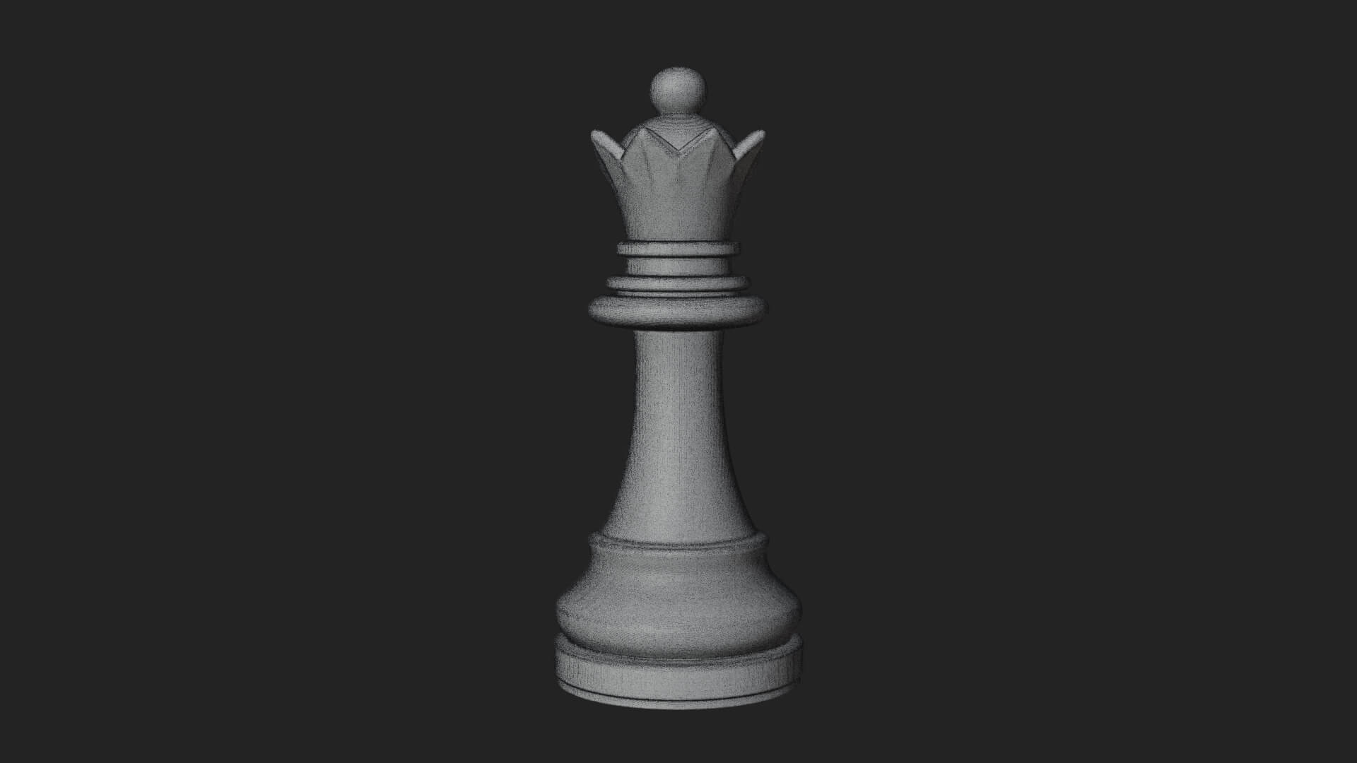 Ornate Chess Piece Statue Design 67 3D Print Model 3D Model