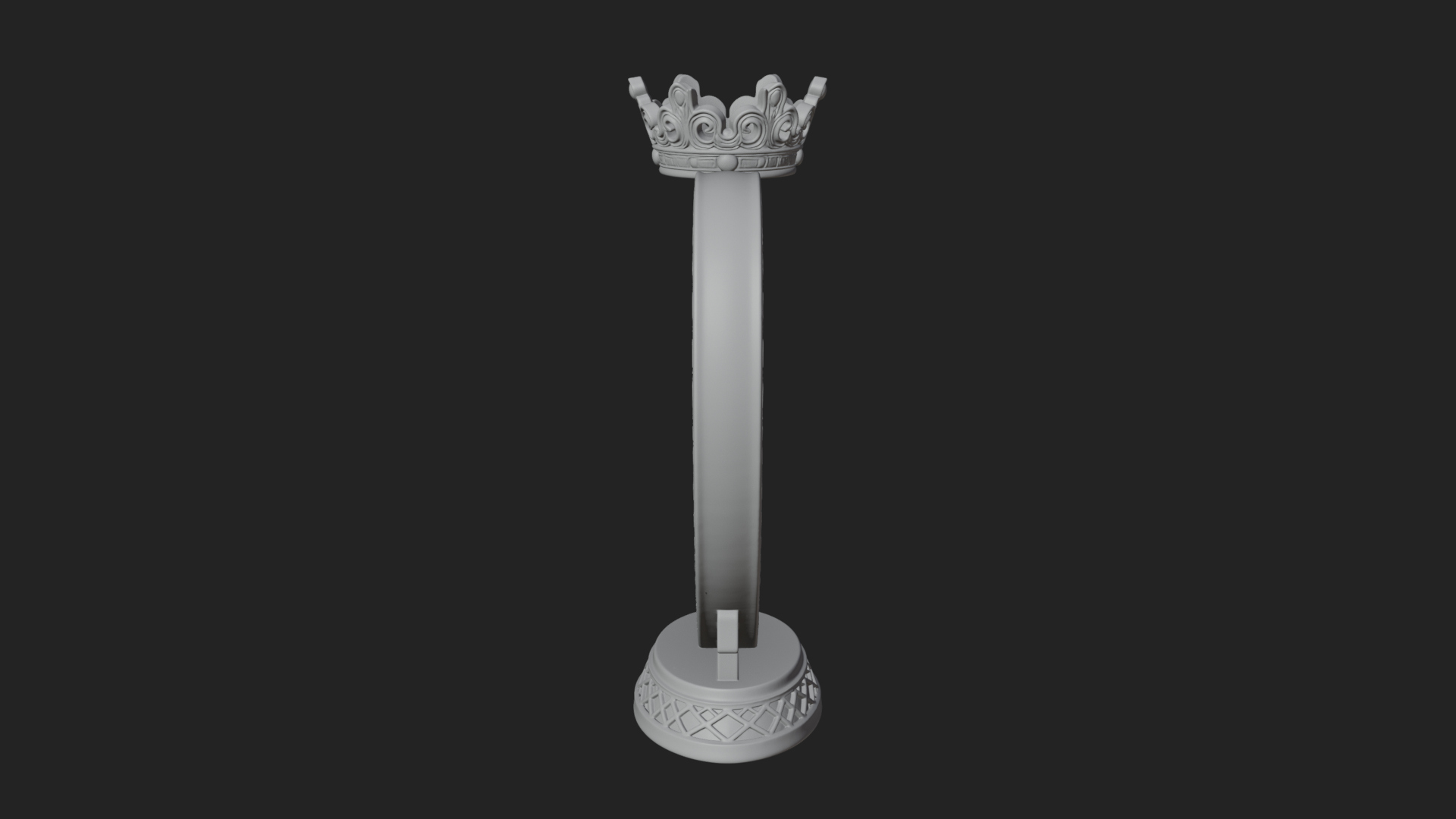 Ornate Framed Heart Plaque Design 103 3D Print Model 3D Model