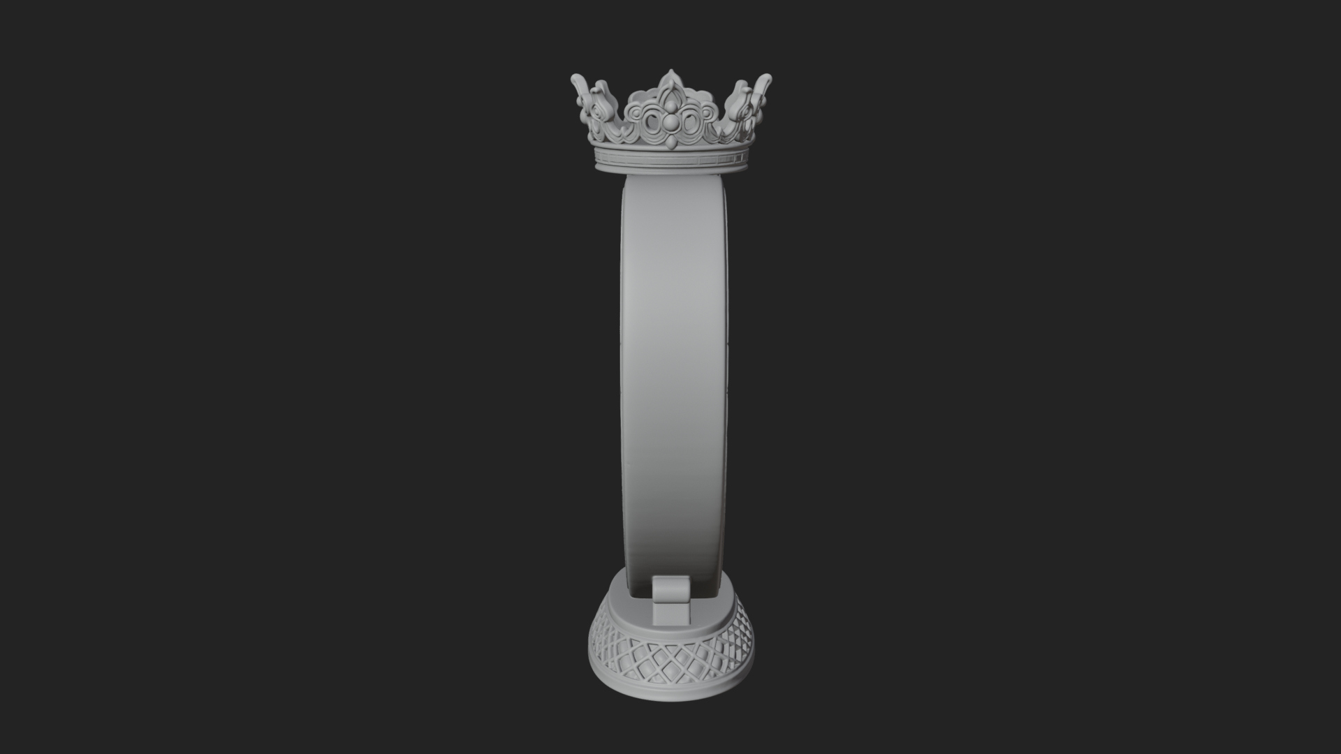 Ornate Framed Heart Plaque Design 104 3D Print Model 3D Model