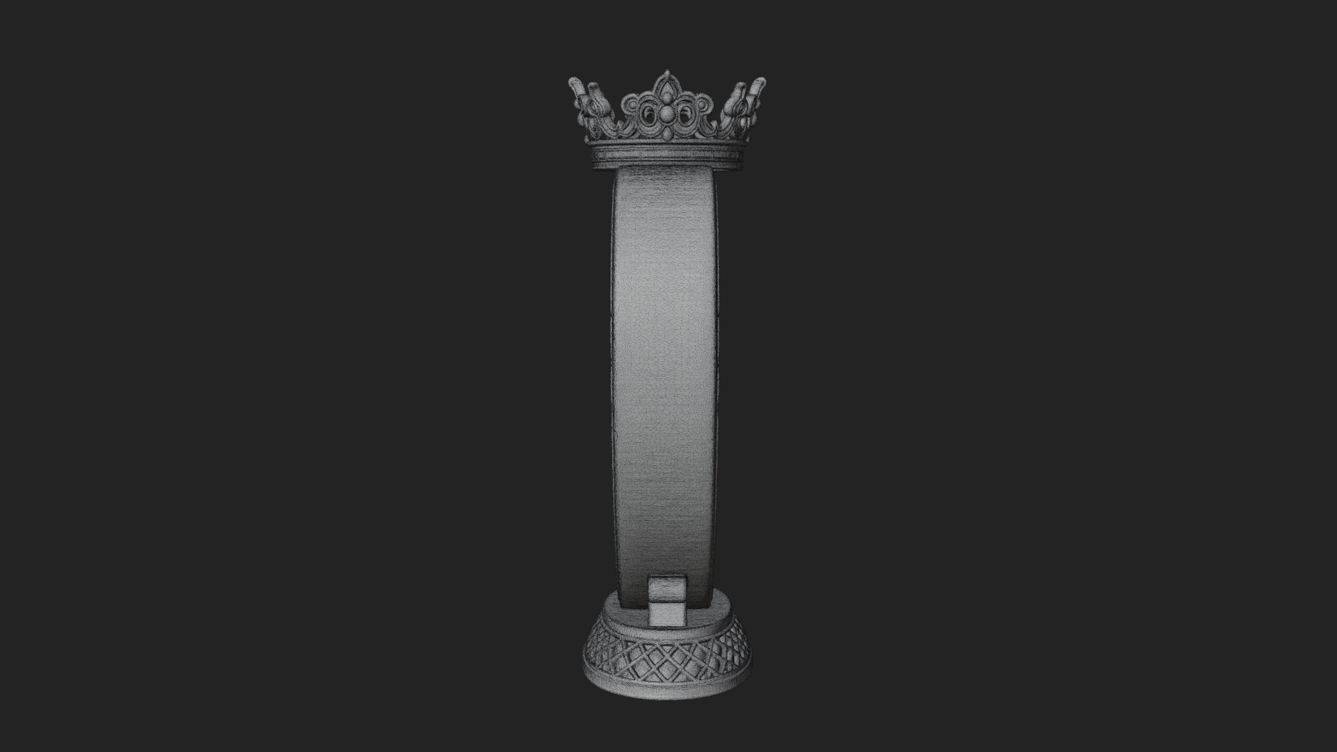 Ornate Framed Heart Plaque Design 104 3D Print Model 3D Model