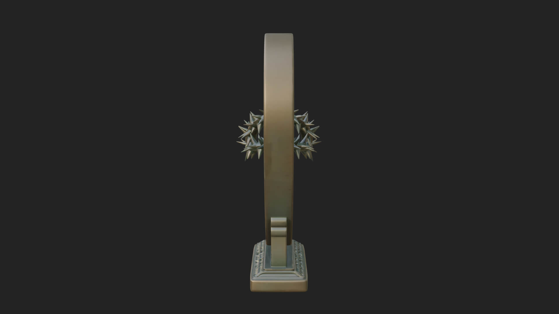 Ornate Framed Heart Plaque Design 130 3D Print Model 3D Model