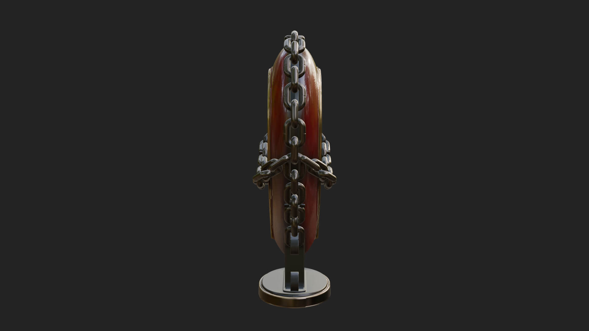 Ornate Framed Heart Plaque Design 141 3D Print Model 3D Model