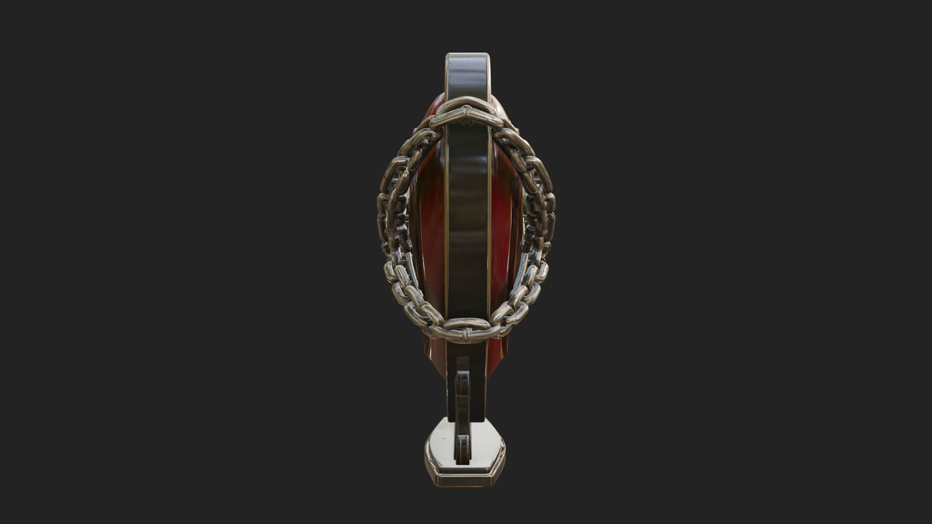 Ornate Framed Heart Plaque Design 142 3D Print Model 3D Model