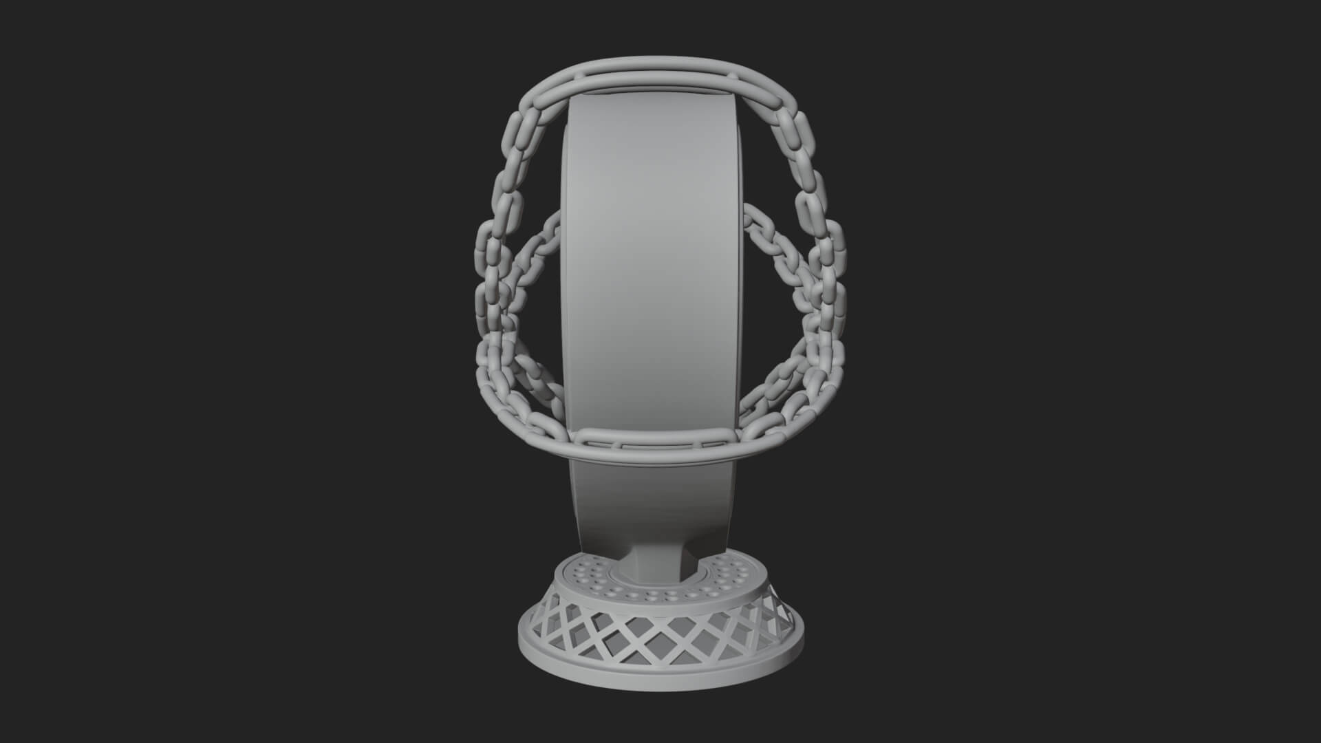 Ornate Framed Heart Plaque Design 144 3D Print Model 3D Model