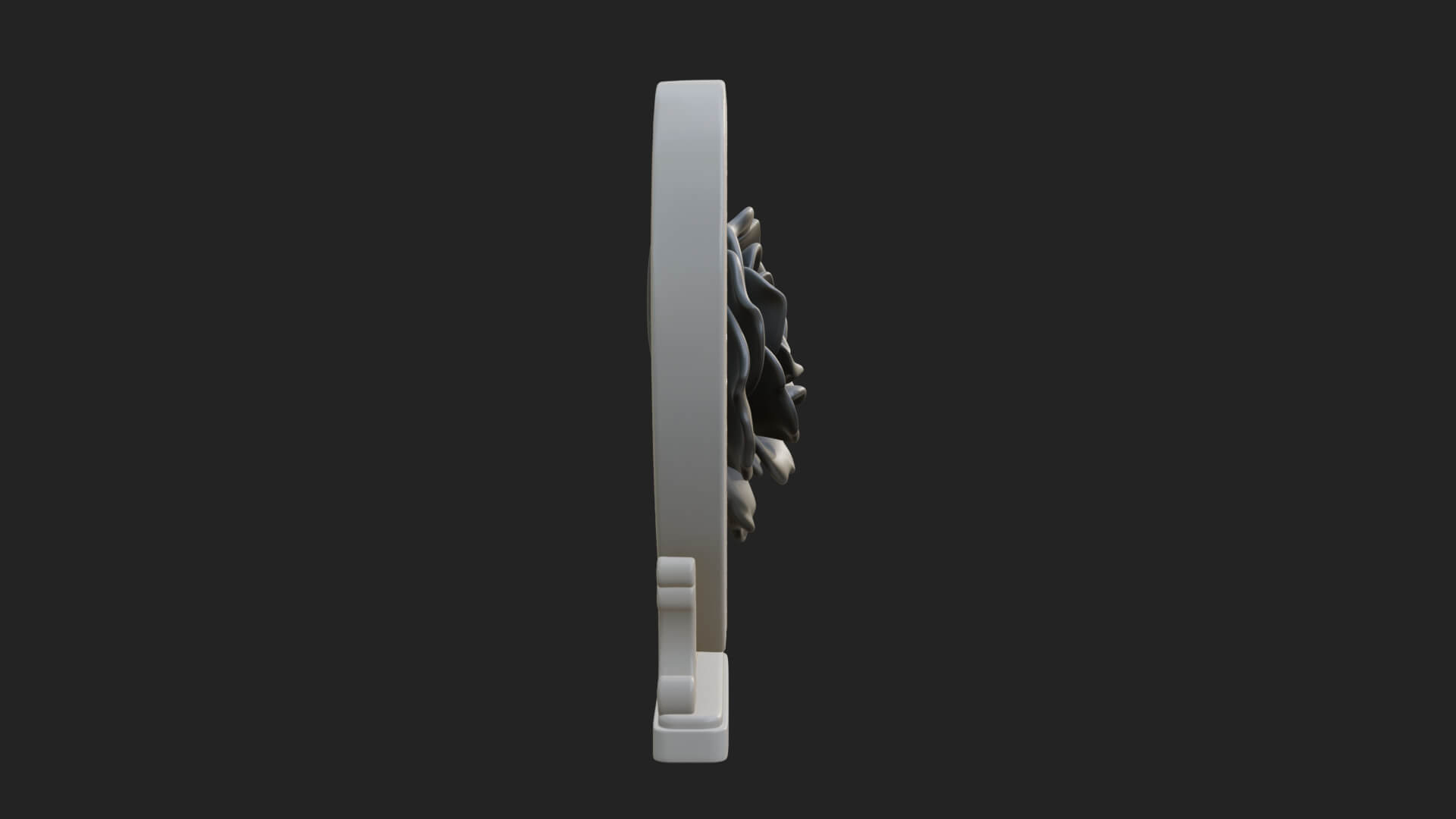 Ornate Framed Heart Plaque Design 170 3D Print Model 3D Model