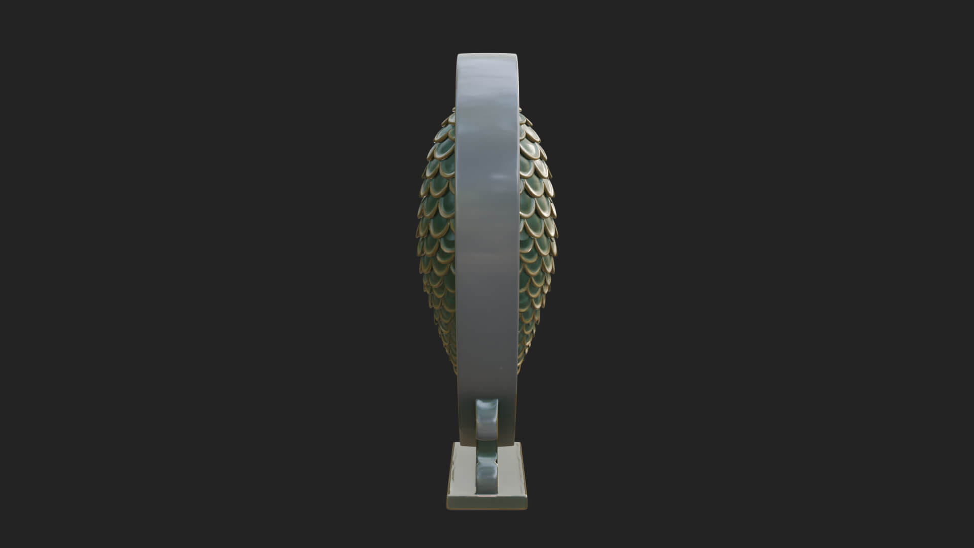 Ornate Framed Heart Plaque Design 186 3D Print Model 3D Model