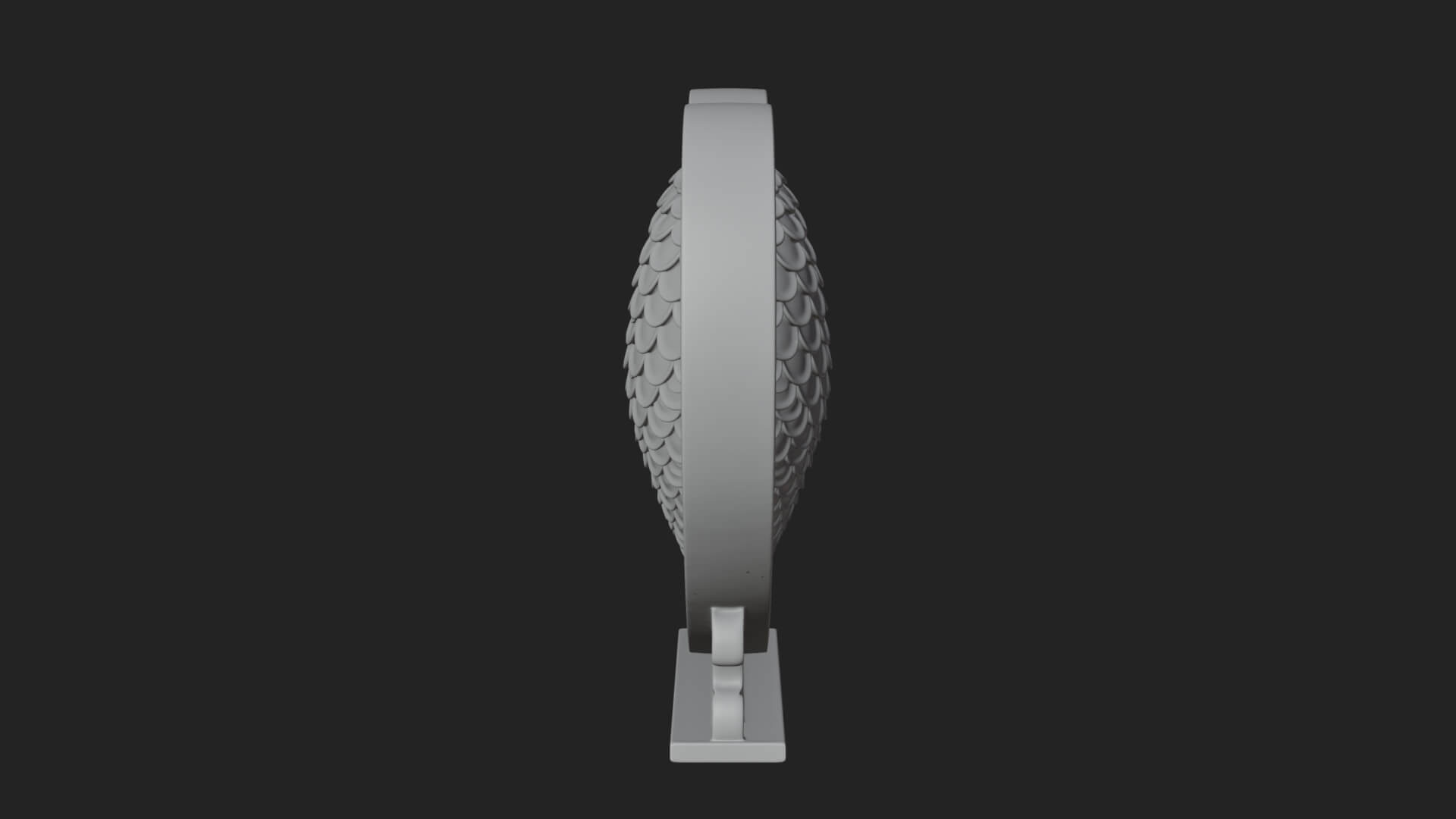 Ornate Framed Heart Plaque Design 186 3D Print Model 3D Model