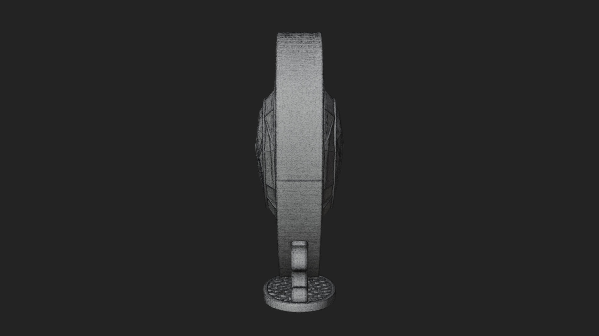 Ornate Framed Heart Plaque Design 194 3D Print Model 3D Model