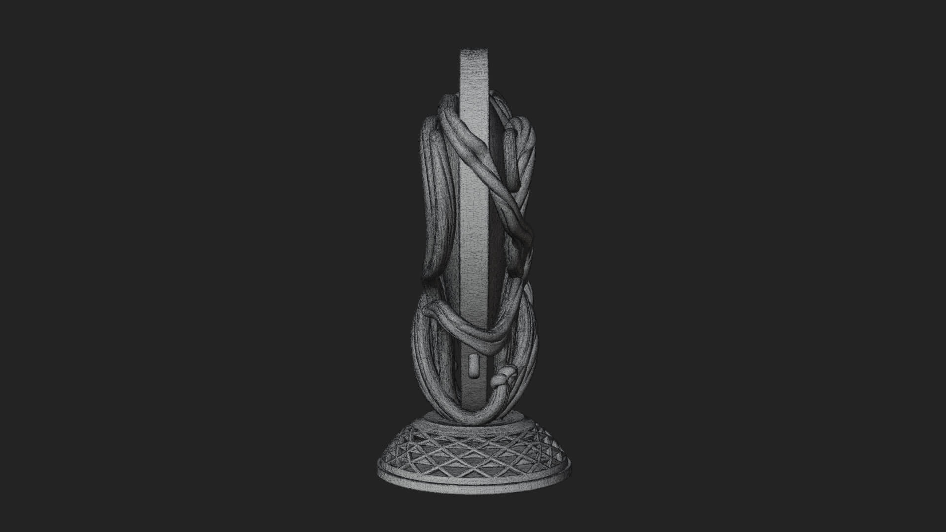 Ornate Framed Heart Plaque Design 202 3D Print Model 3D Model