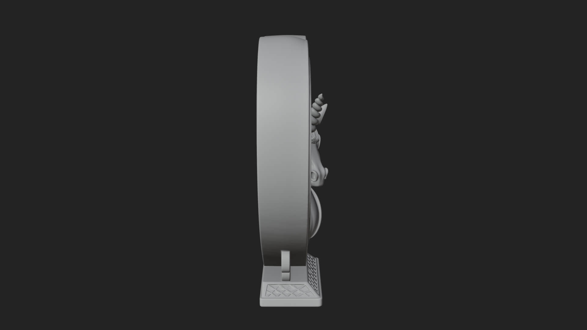 Ornate Framed Heart Plaque Design 208 3D Print Model 3D Model