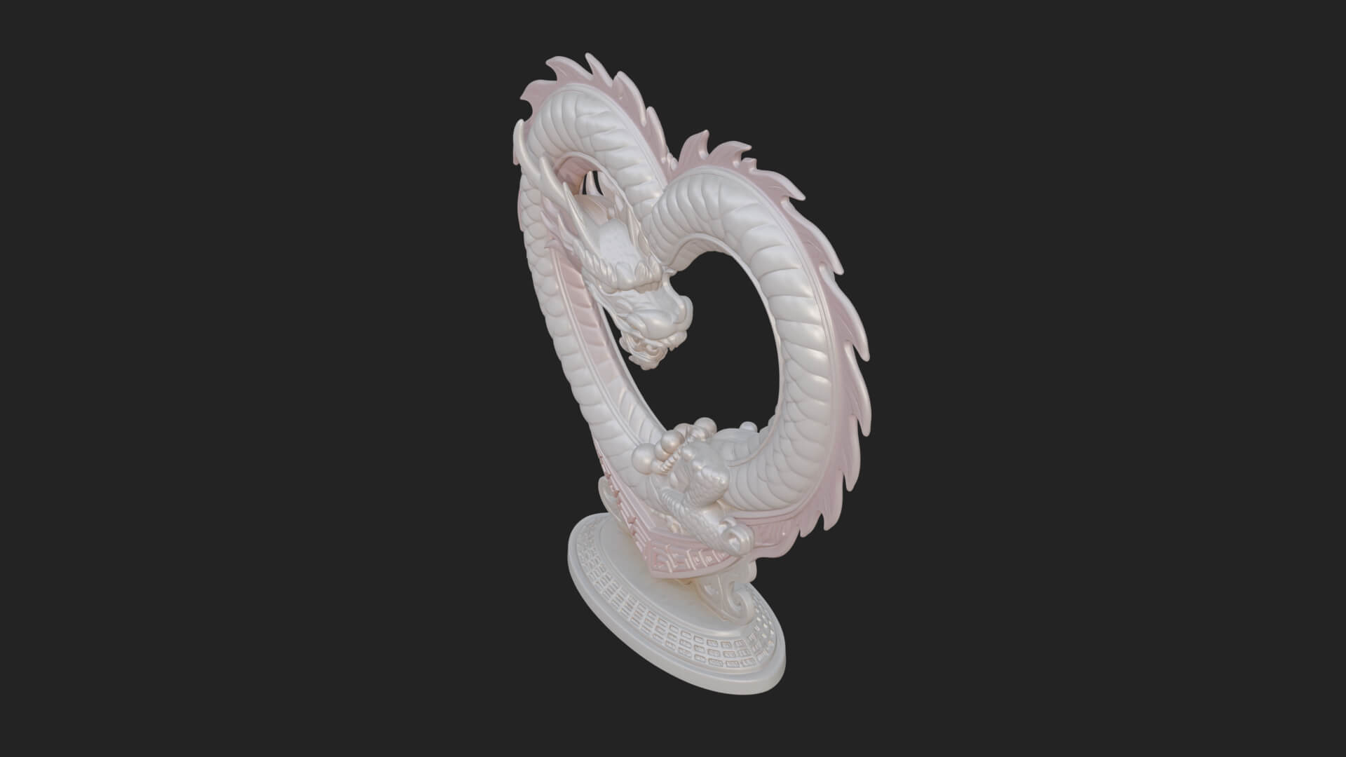 Ornate Framed Heart Plaque Design 213 3D Print Model 3D Model
