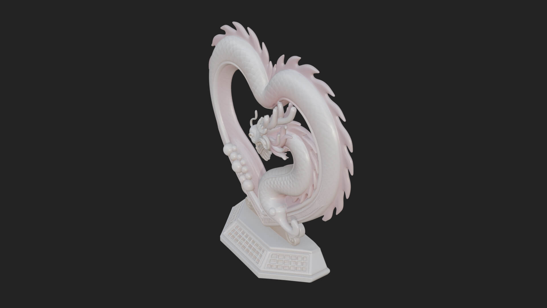 Ornate Framed Heart Plaque Design 215 3D Print Model 3D Model