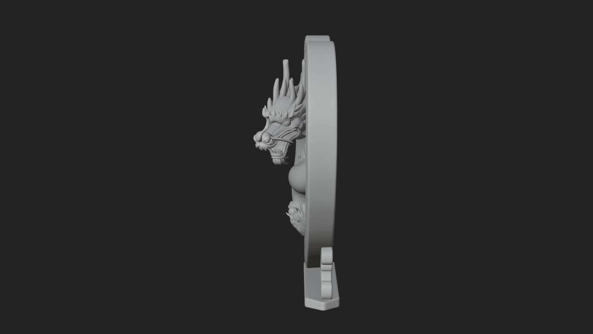 Ornate Framed Heart Plaque Design 216 3D Print Model 3D Model