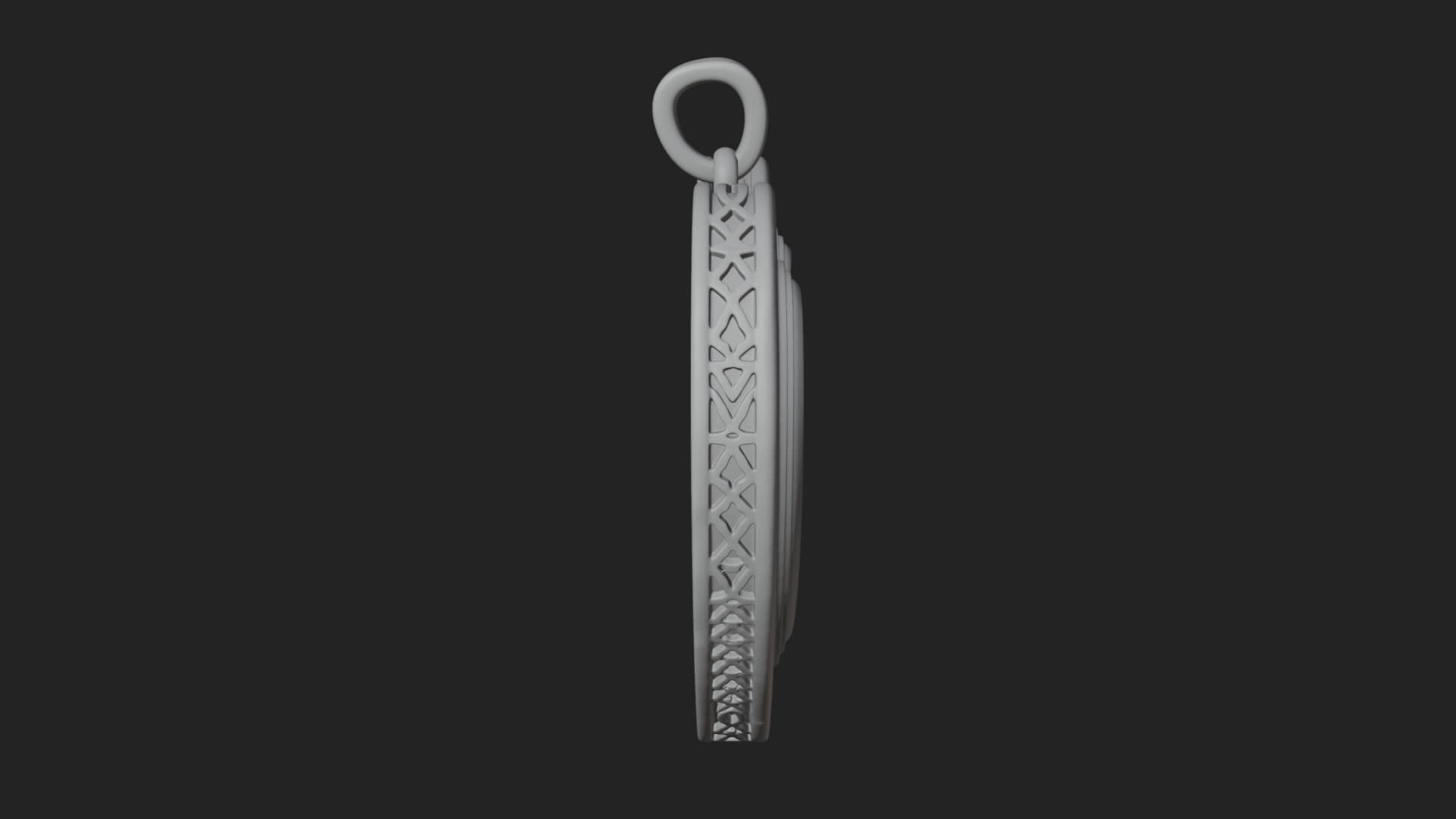 Ornate Framed Heart Plaque Design 316 3D Print Model 3D Model