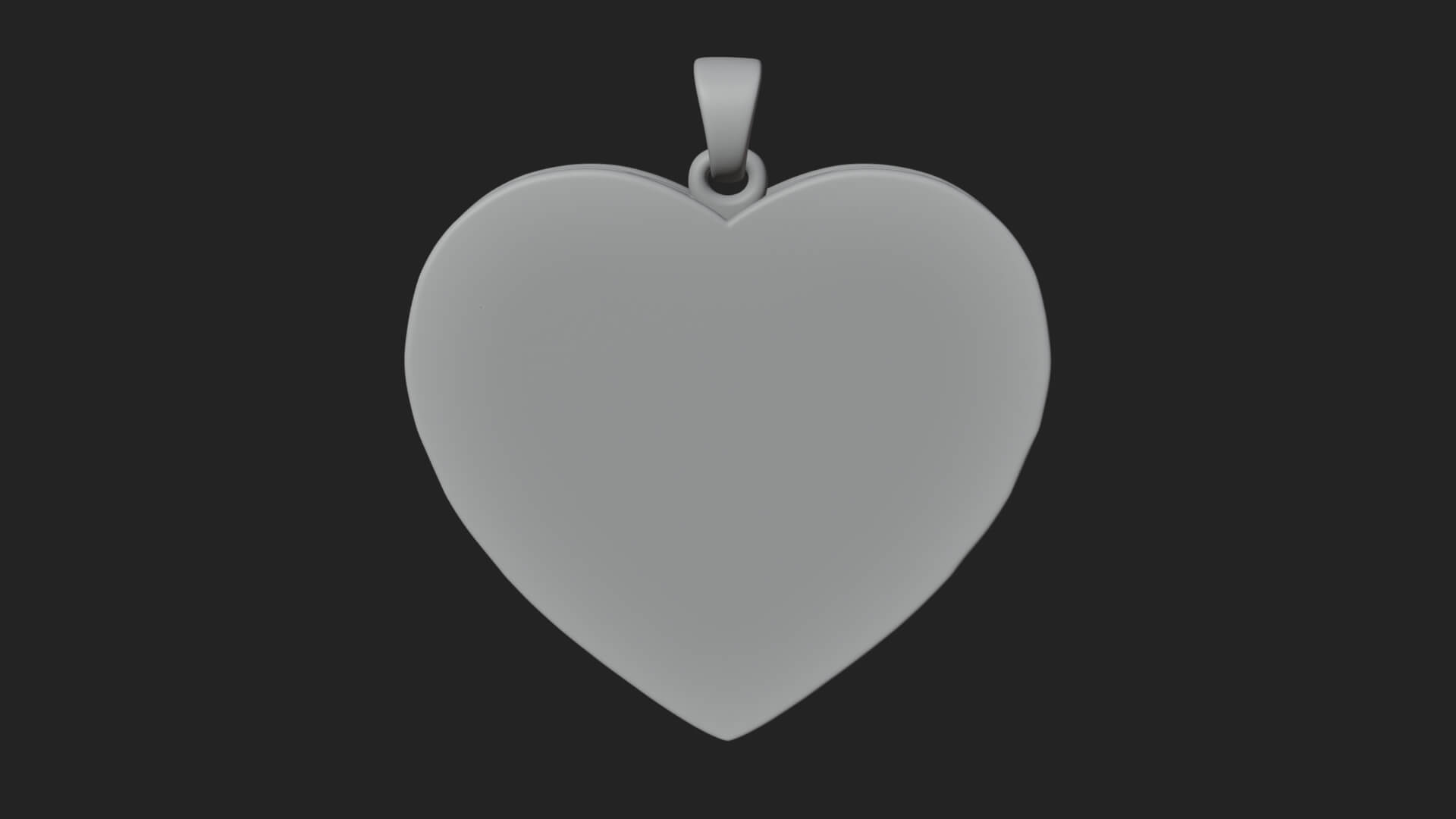 Ornate Framed Heart Plaque Design 316 3D Print Model 3D Model