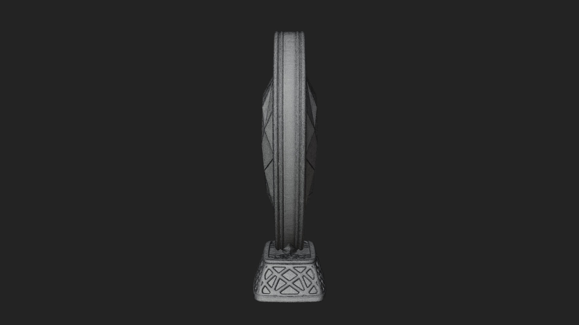 Ornate Framed Heart Plaque Design 336 3D Print Model 3D Model