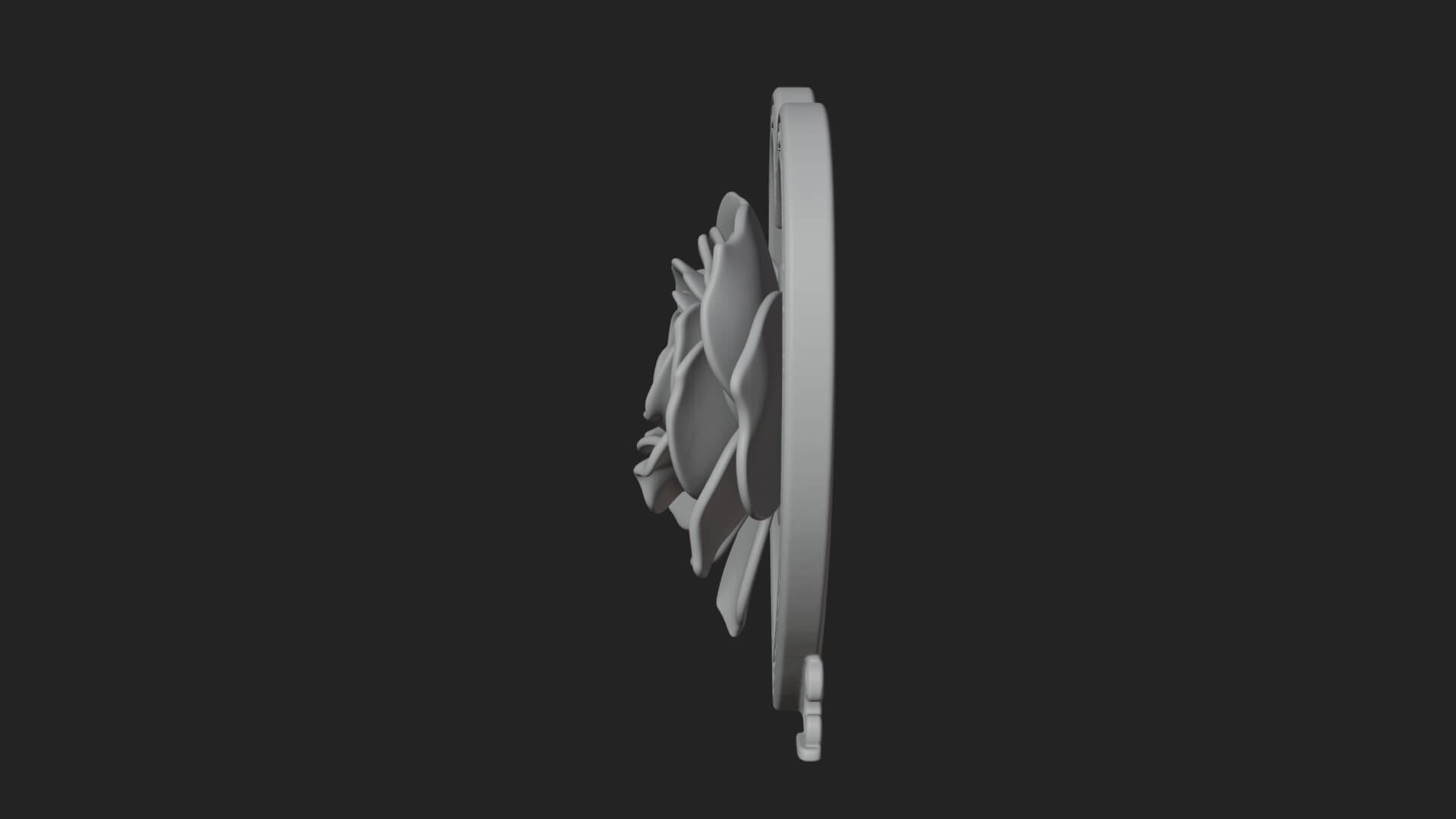 Ornate Framed Heart Plaque Design 65 3D Print Model 3D Model