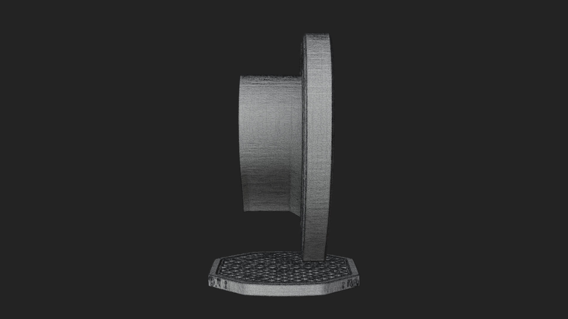 Ornate Framed Heart Plaque Design 96 3D Print Model 3D Model