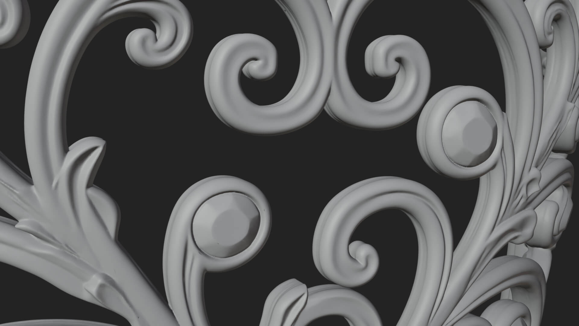 Ornate Heart Filigree Pendant Design 5 3D Print Model 3D Model