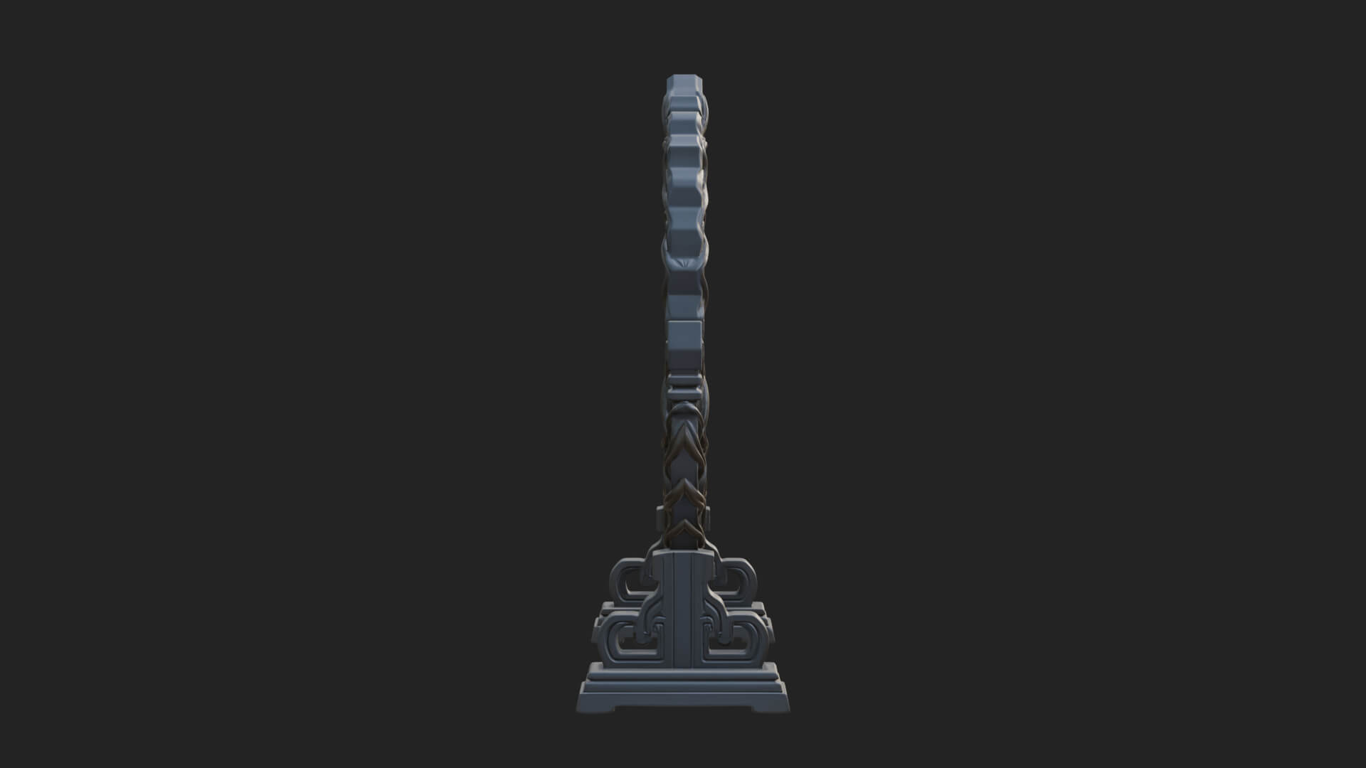 Ornate Standing Mirror Model Design 4 3D Print Model 3D Model