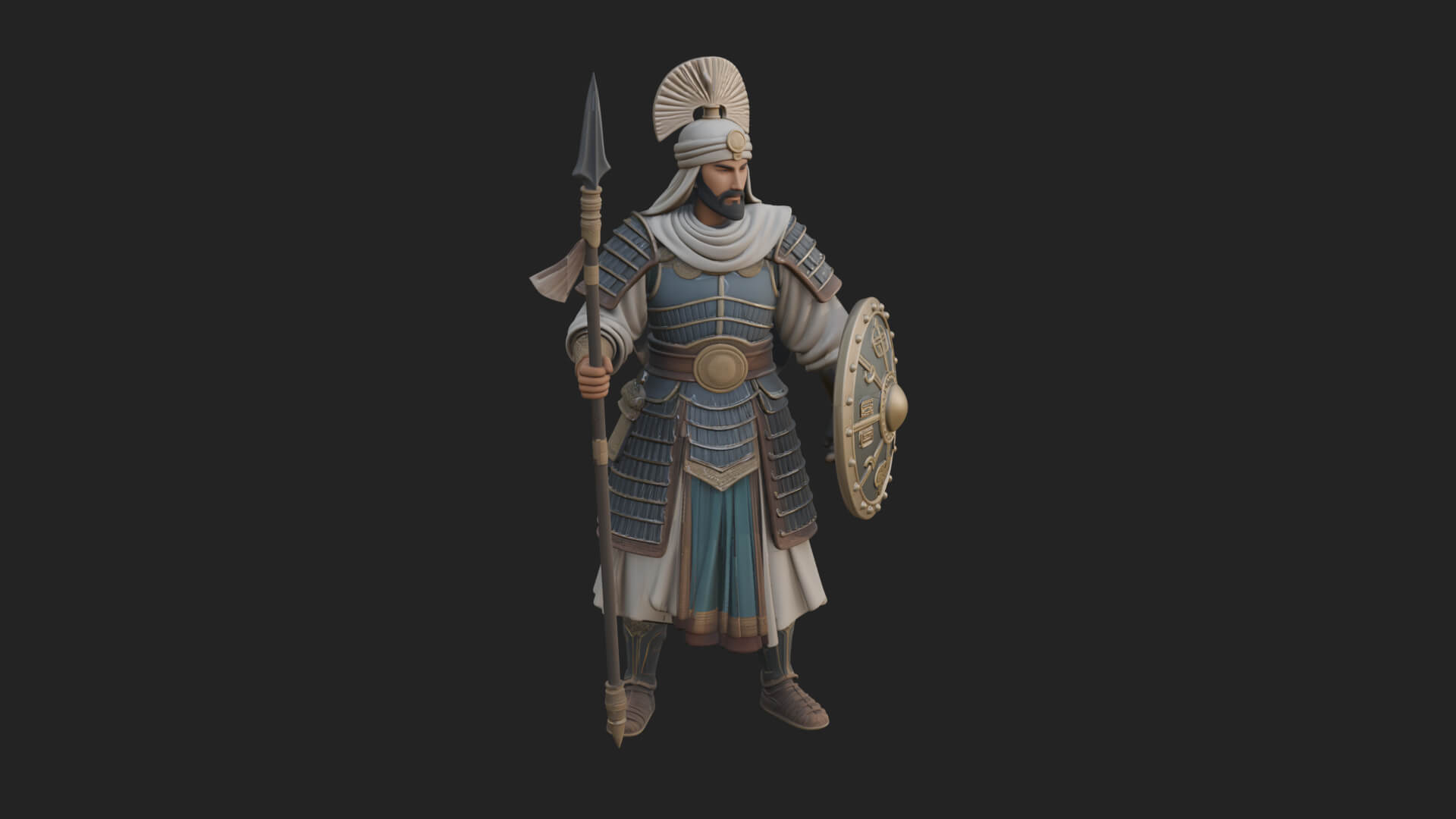 Ottoman Guard Statue Design 1 3D Print Model 3D Model