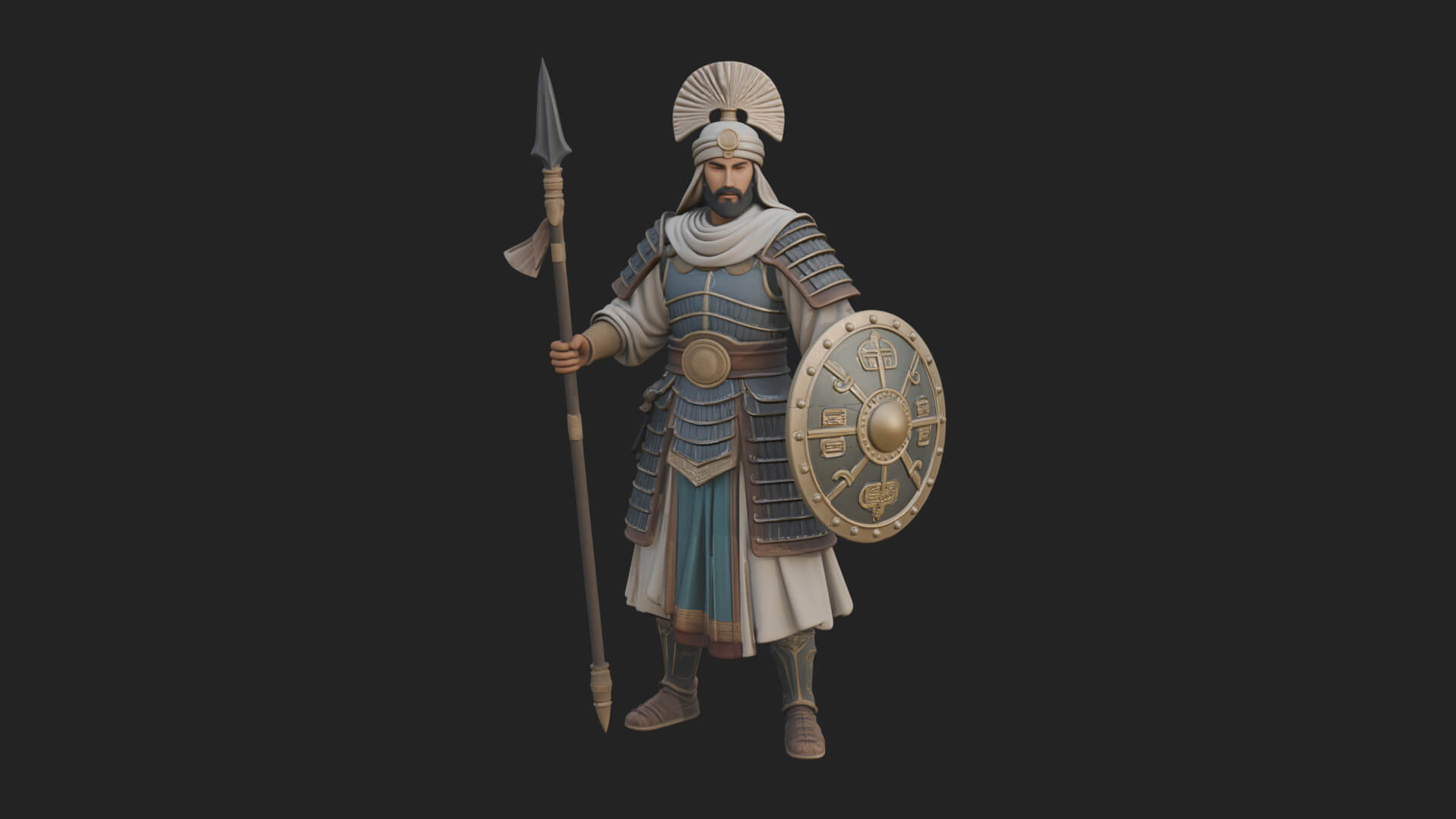 Ottoman Guard Statue Design 1 3D Print Model 3D Model
