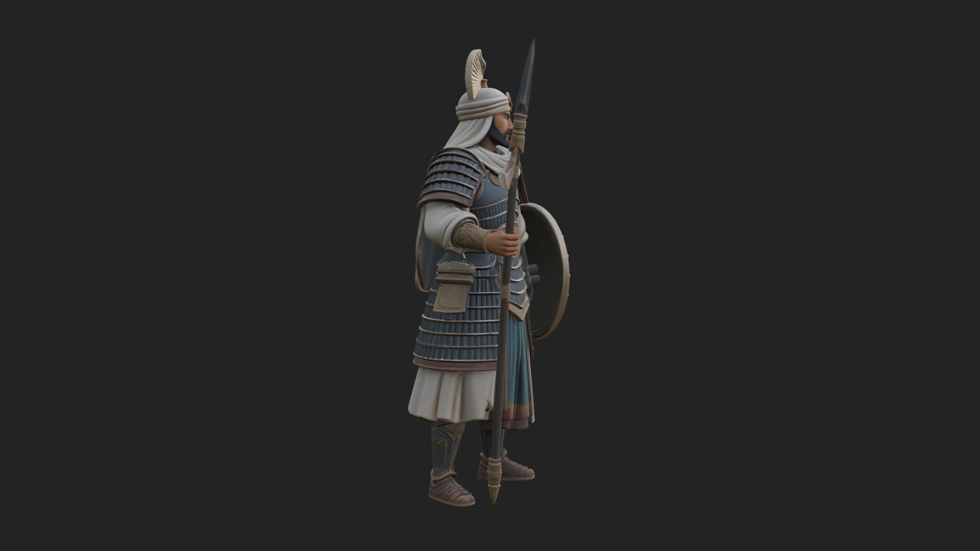 Ottoman Guard Statue Design 1 3D Print Model 3D Model