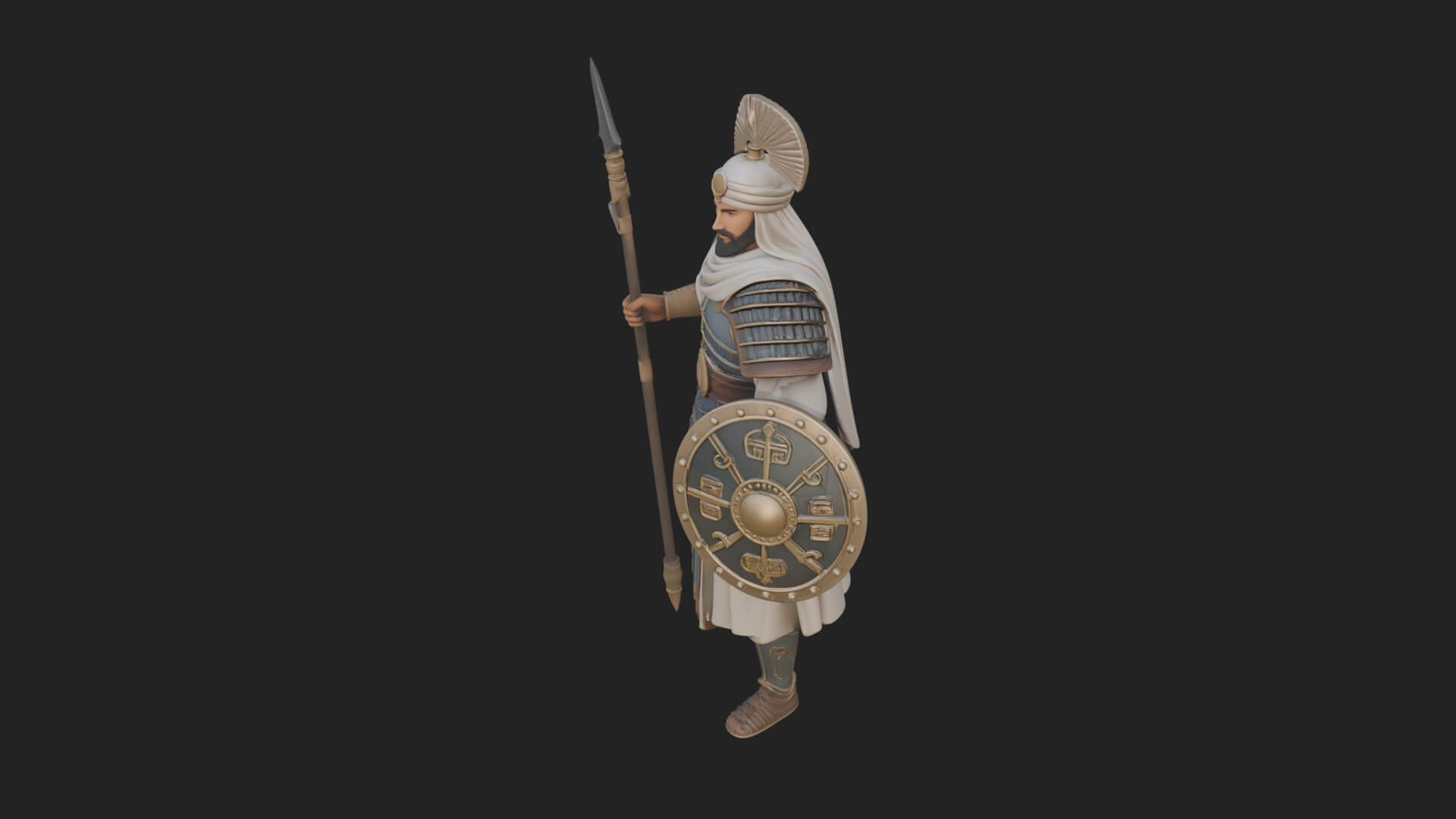 Ottoman Guard Statue Design 1 3D Print Model 3D Model