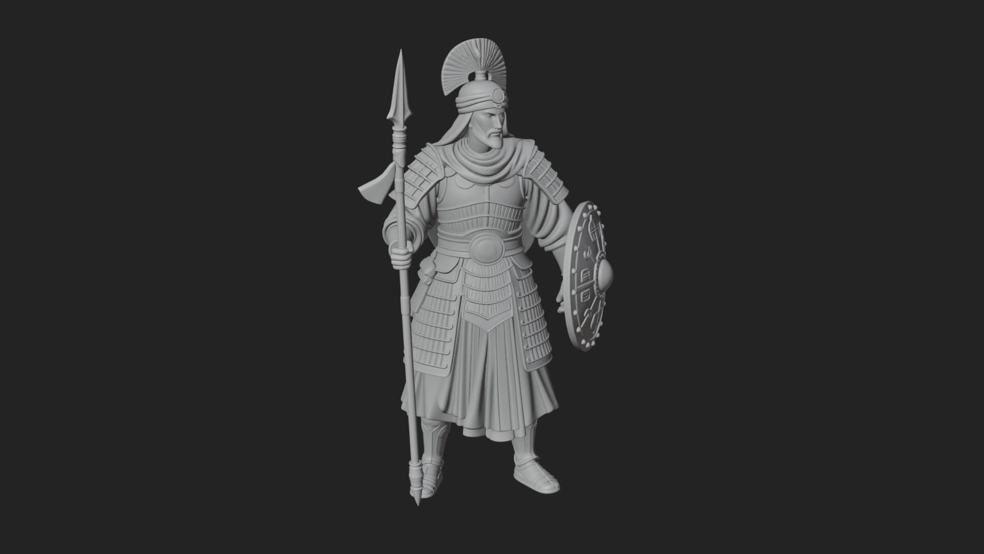 Ottoman Guard Statue Design 1 3D Print Model 3D Model