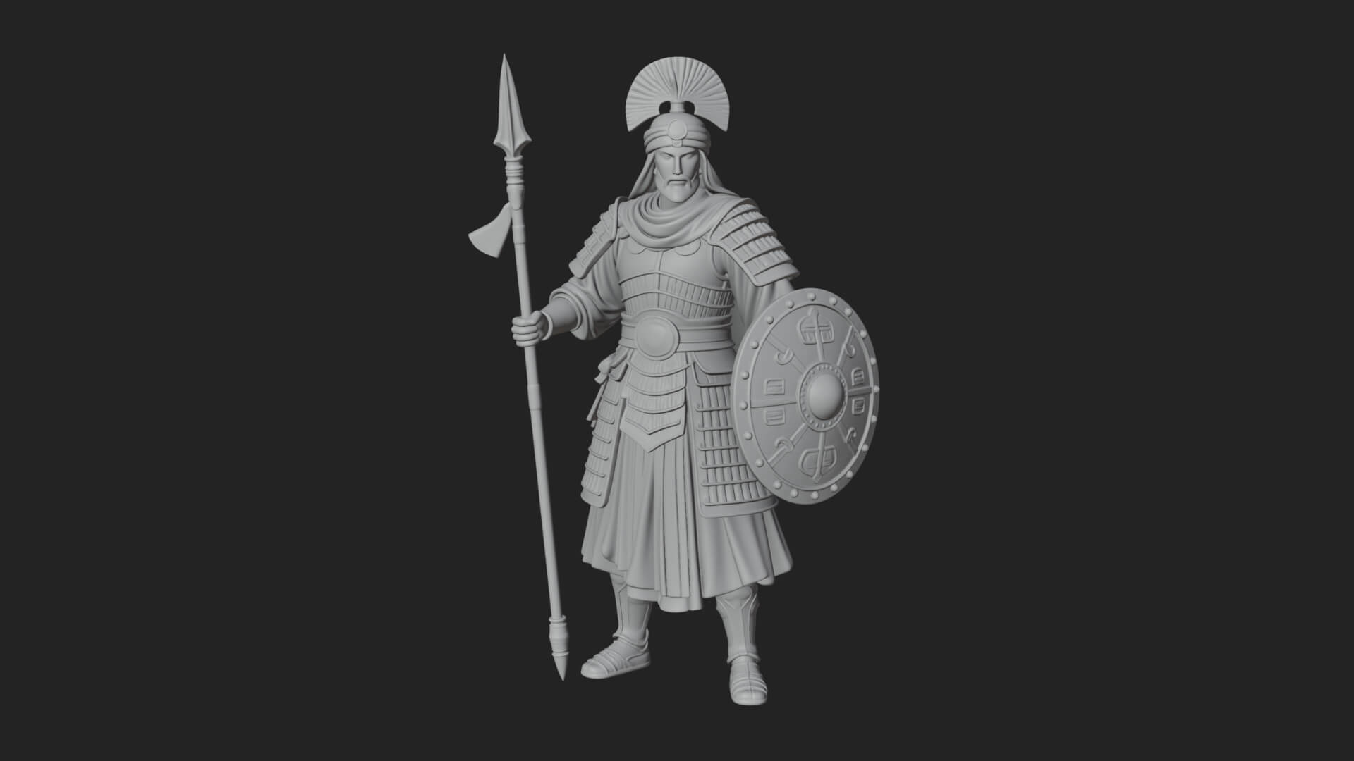 Ottoman Guard Statue Design 1 3D Print Model 3D Model