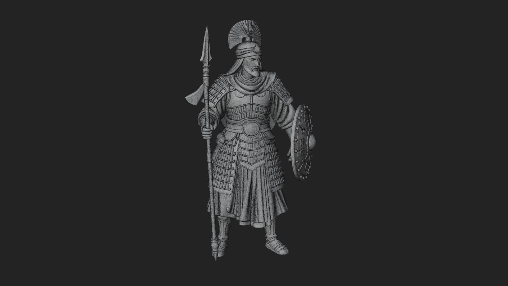 Ottoman Guard Statue Design 1 3D Print Model 3D Model