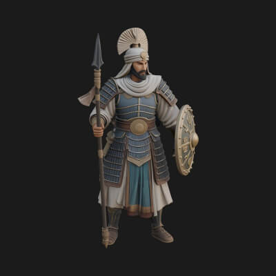 Ottoman Guard Statue Design 1 3D Print Model