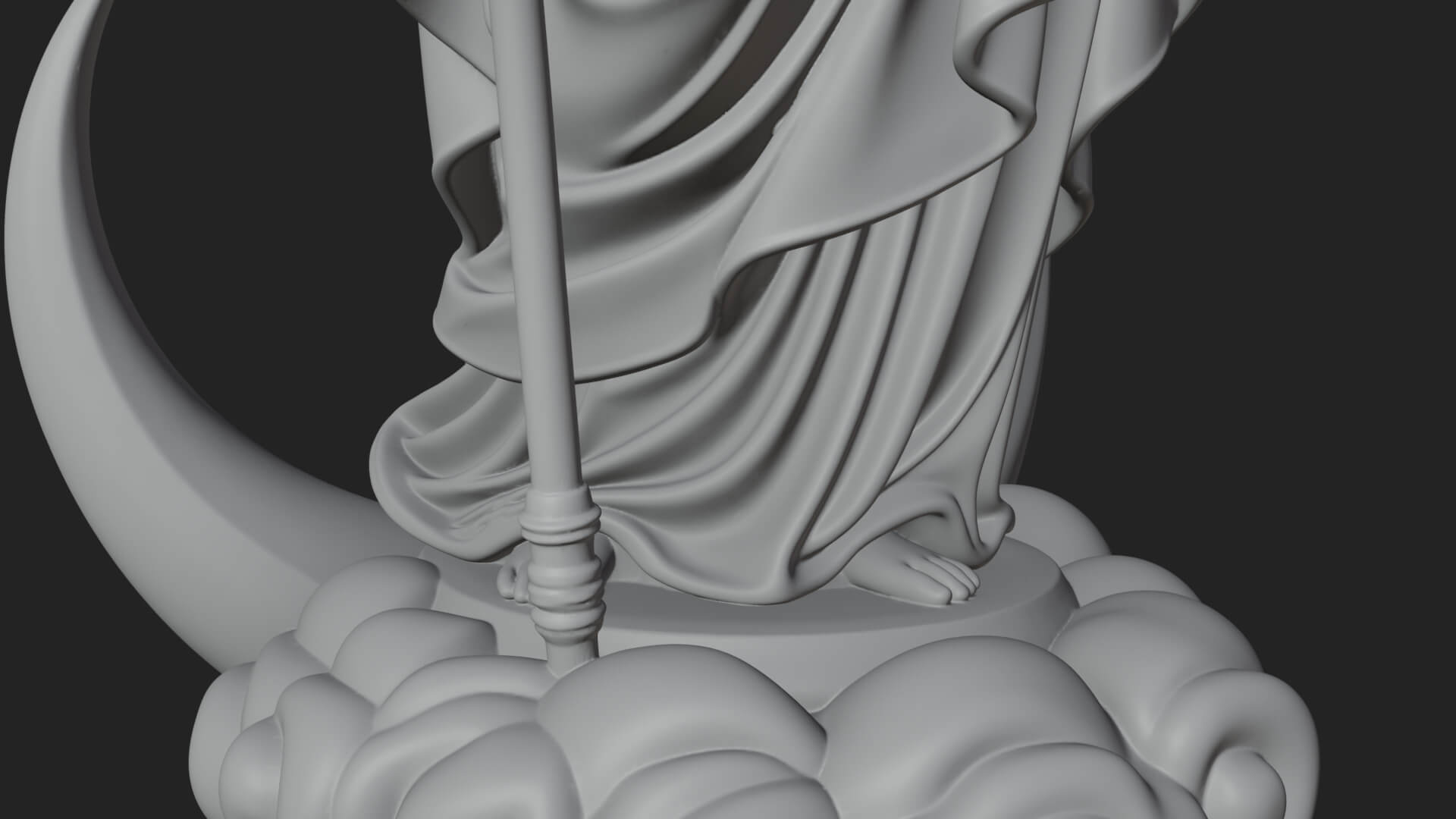 Our Lady of Grace Statue Design 10 3D Print Model 3D Model