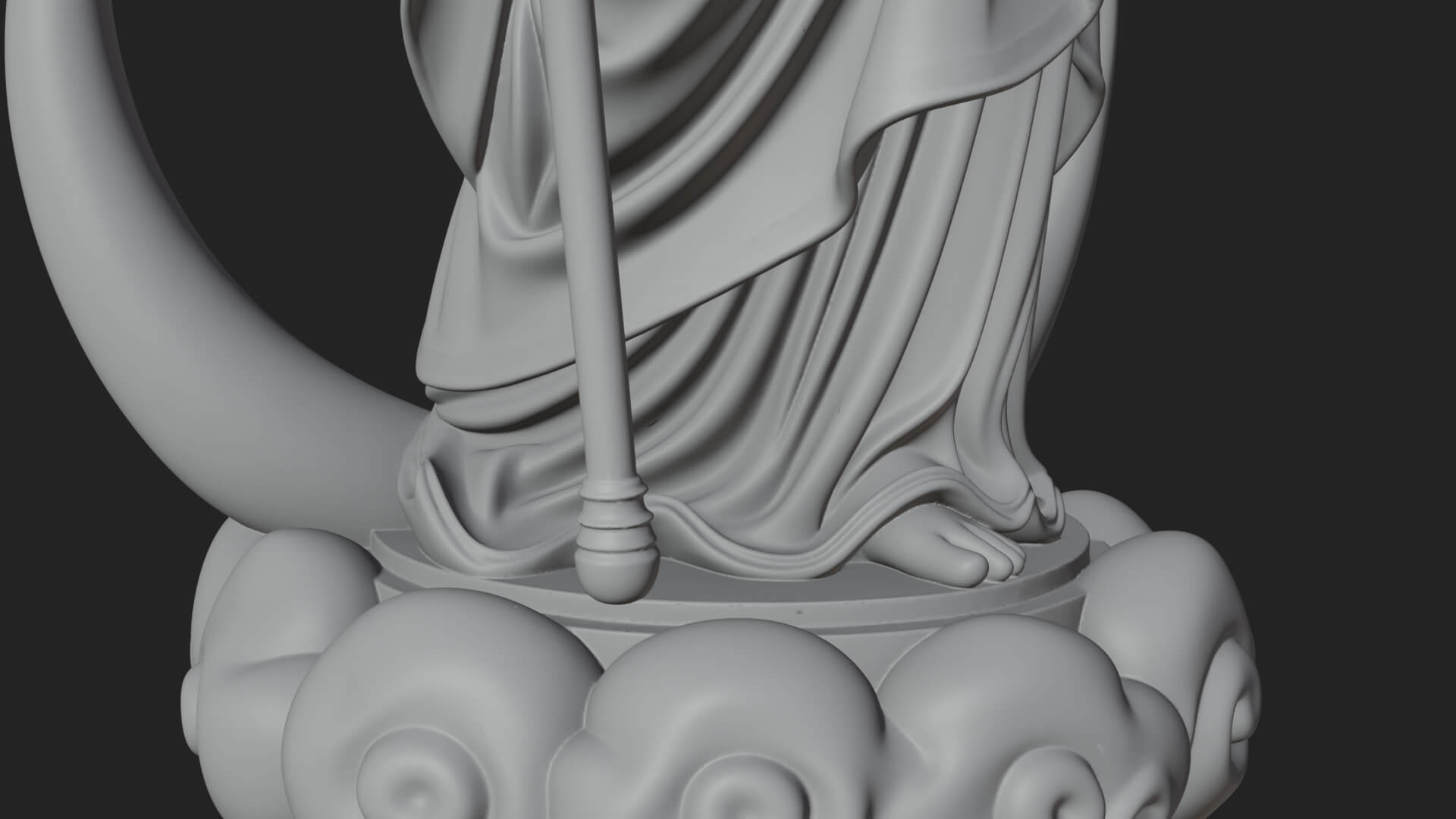 Our Lady of Grace Statue Design 11 3D Print Model 3D Model