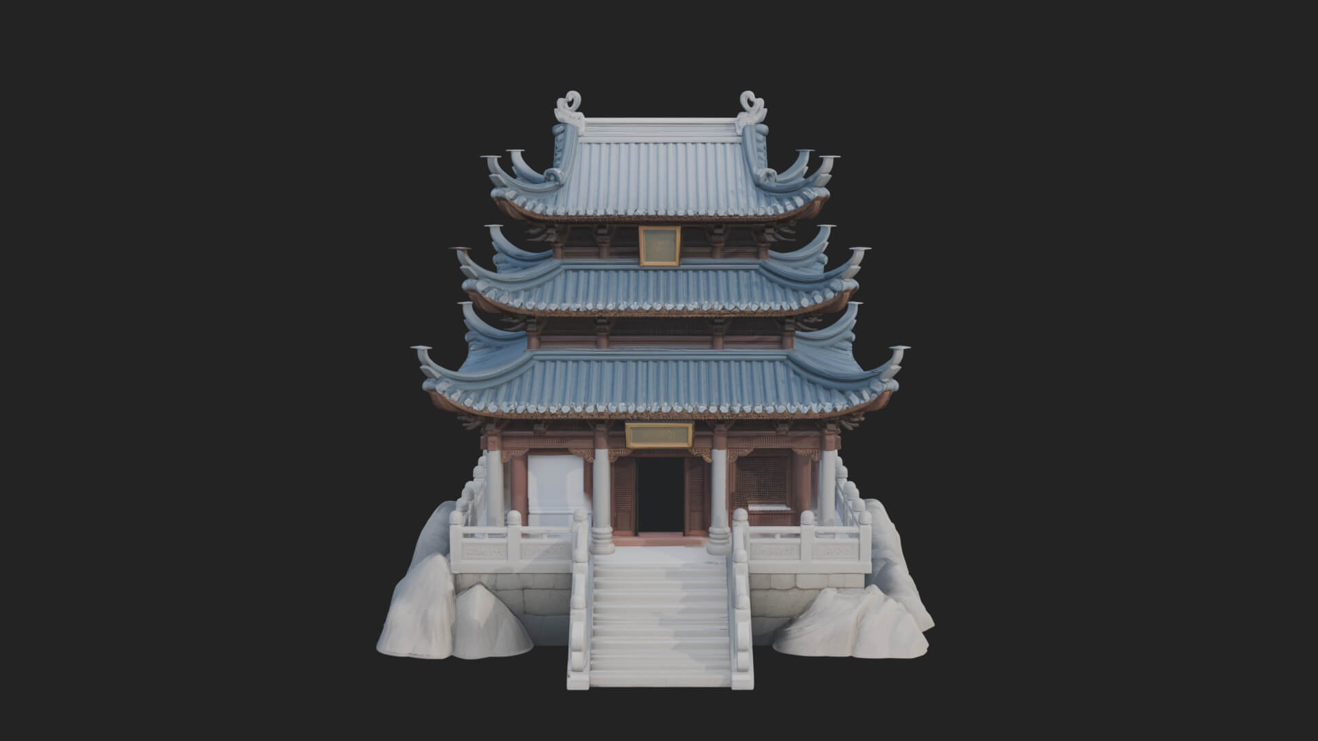 Pagoda Temple Tower Design 10 3D Print Model 3D Model