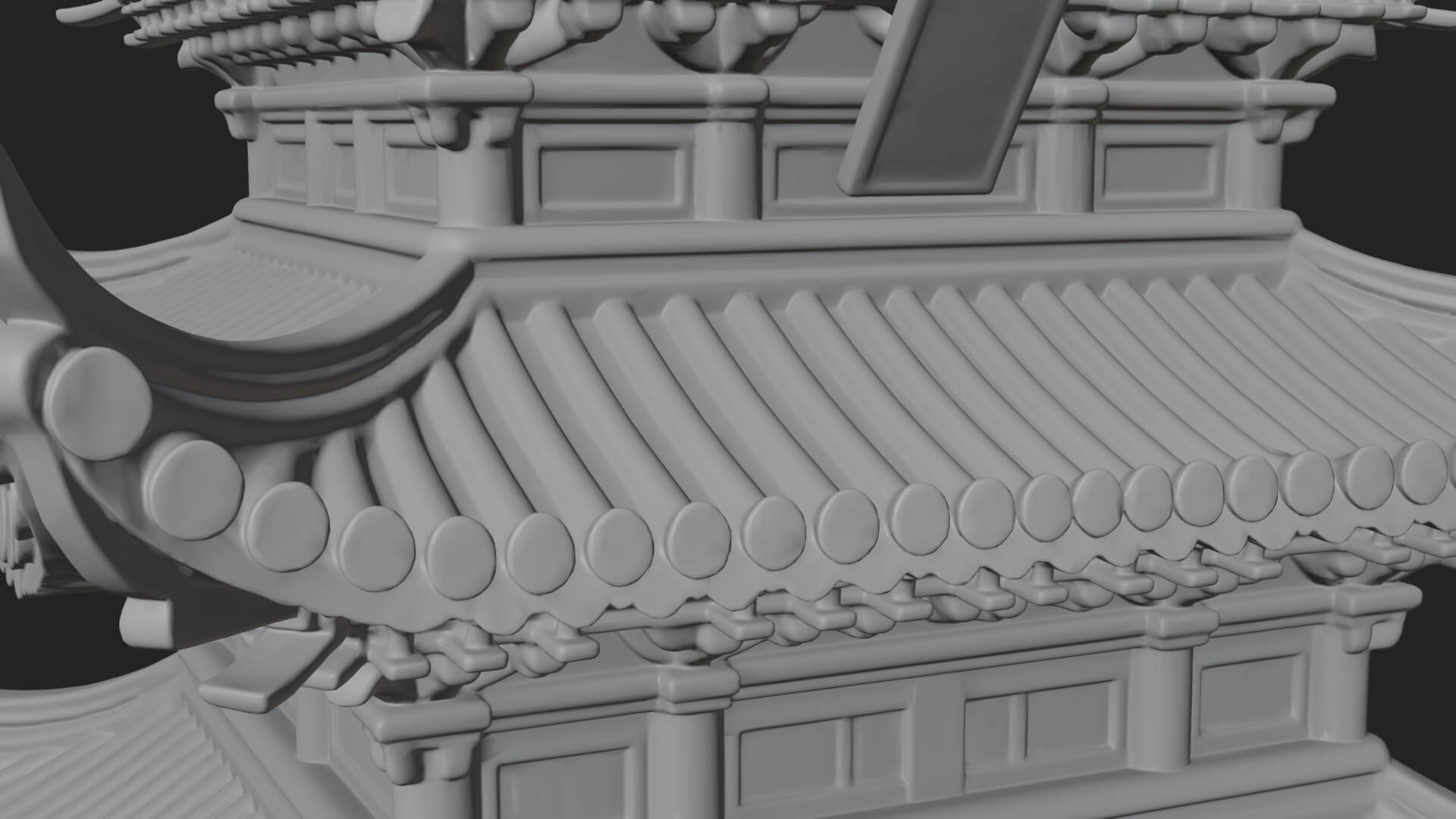 Pagoda Temple Tower Design 11 3D Print Model 3D Model