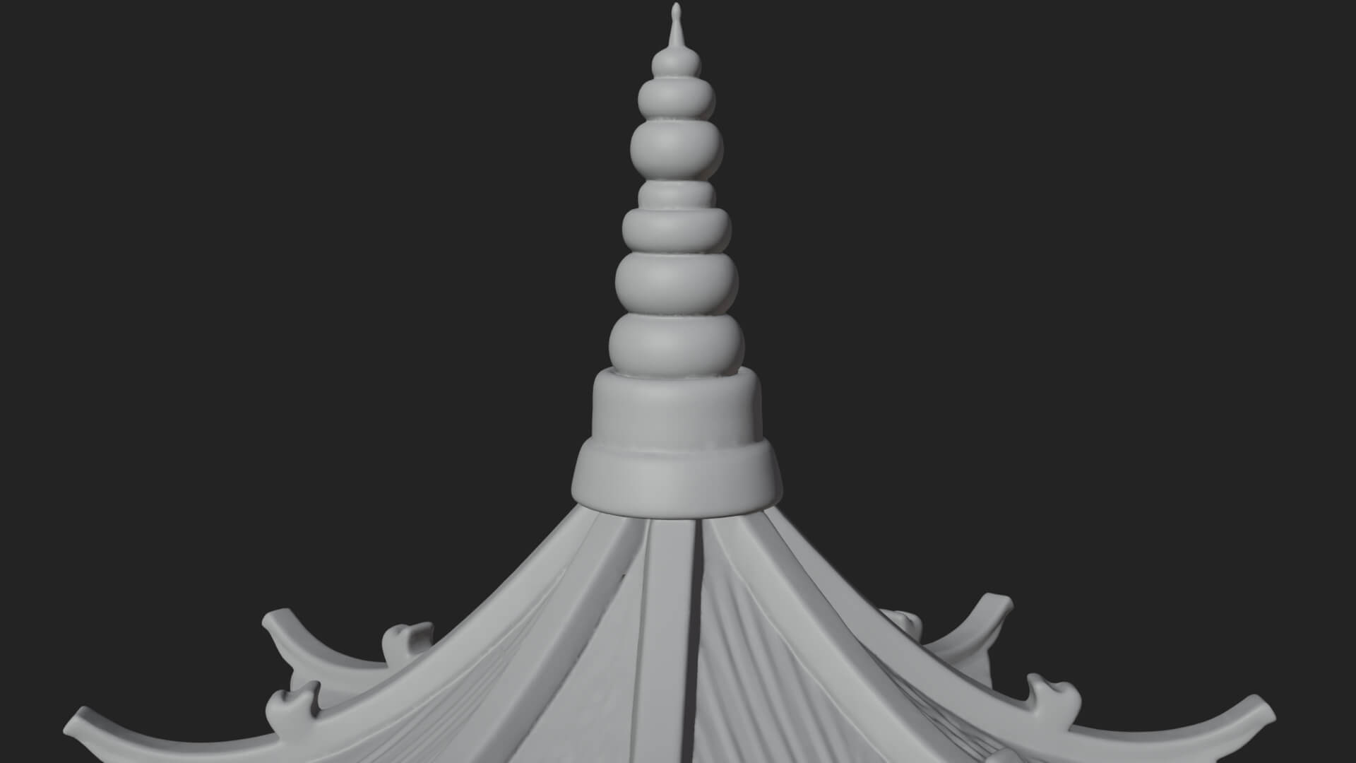 Pagoda Temple Tower Design 12 3D Print Model 3D Model